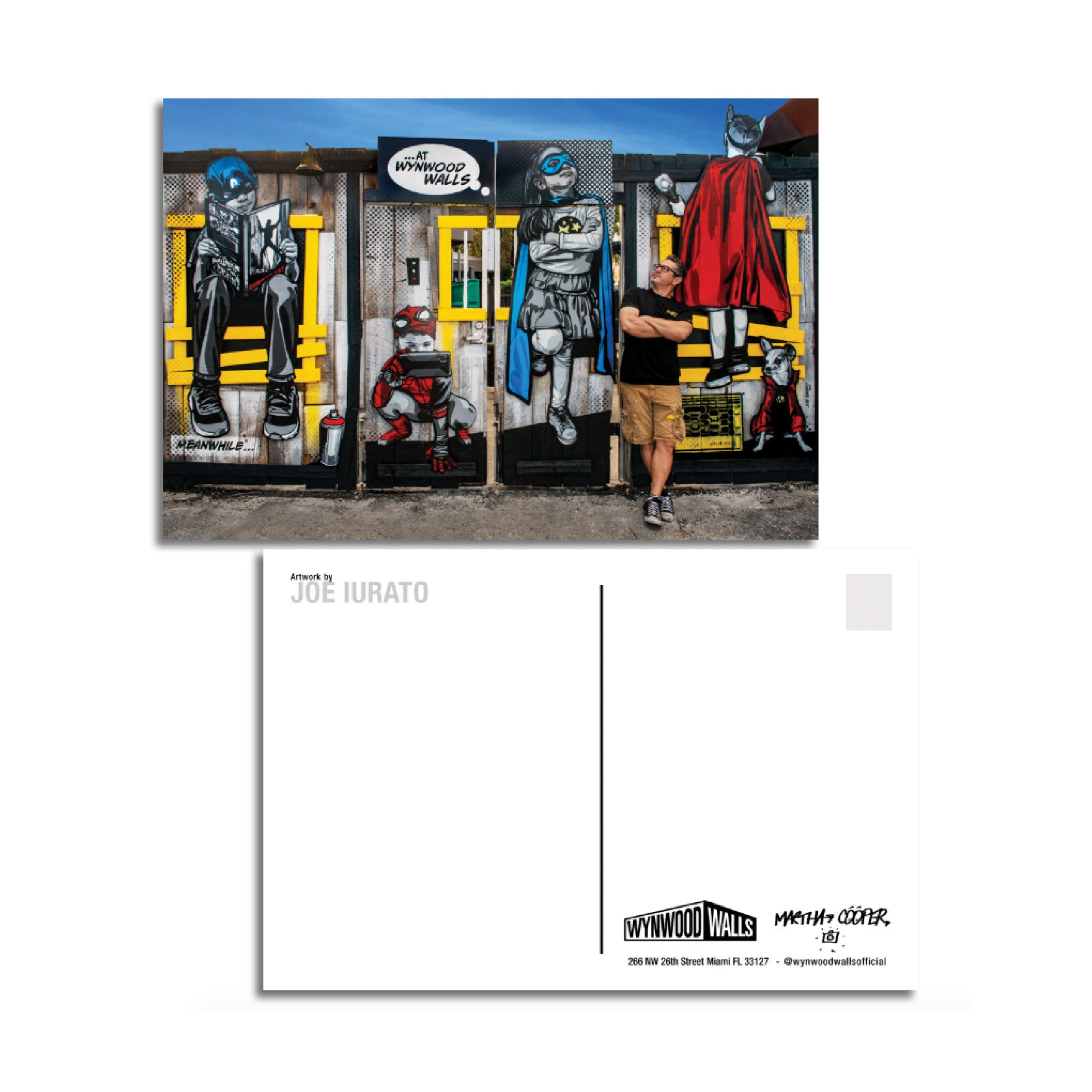 Joe Iurato Postcard 2021 - Wynwood Walls Shop