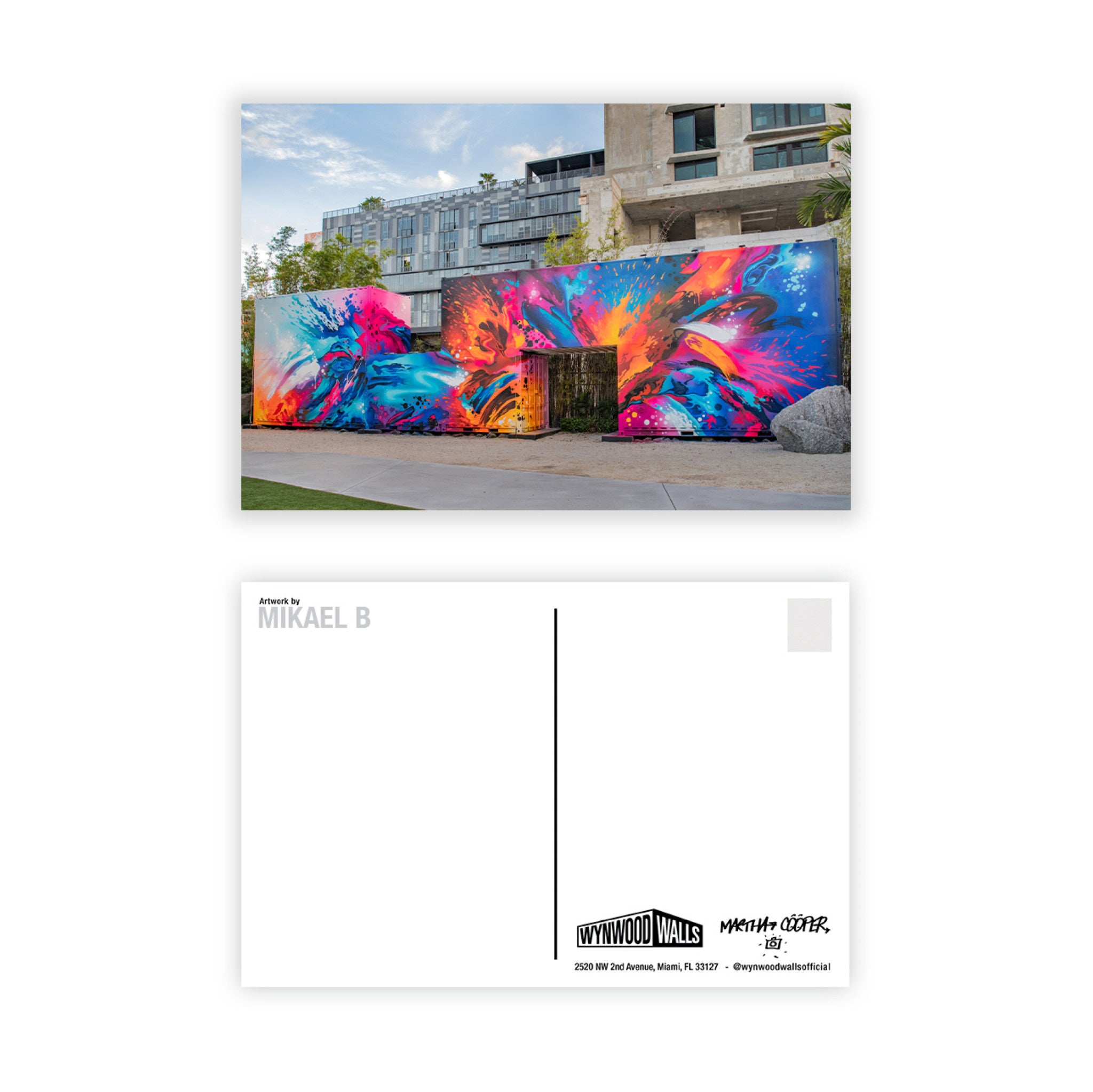 Mikael B. Postcard 2022 - Wynwood Walls Shop