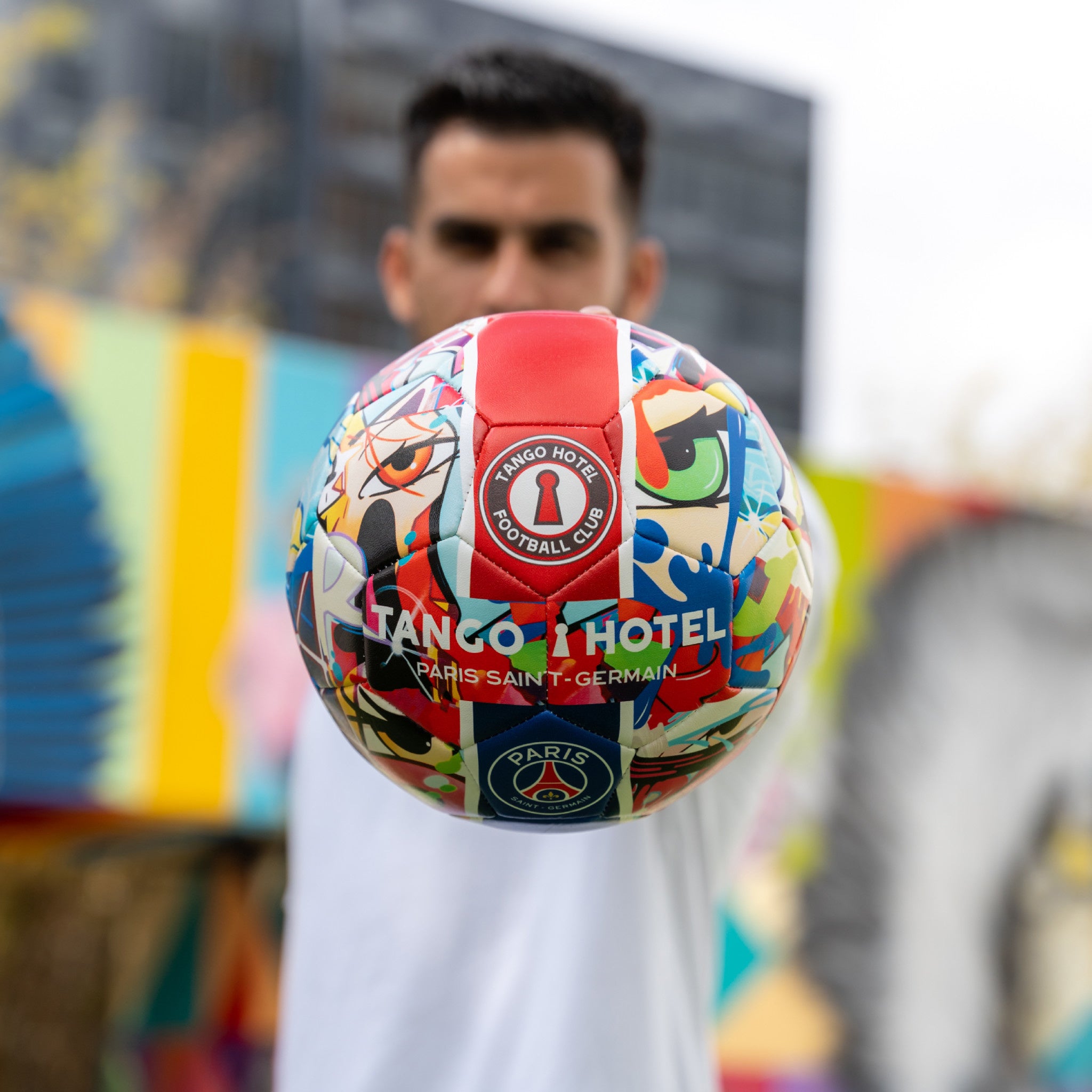 PSG x Crash x Tango Hotel Soccer Ball - Wynwood Walls Shop