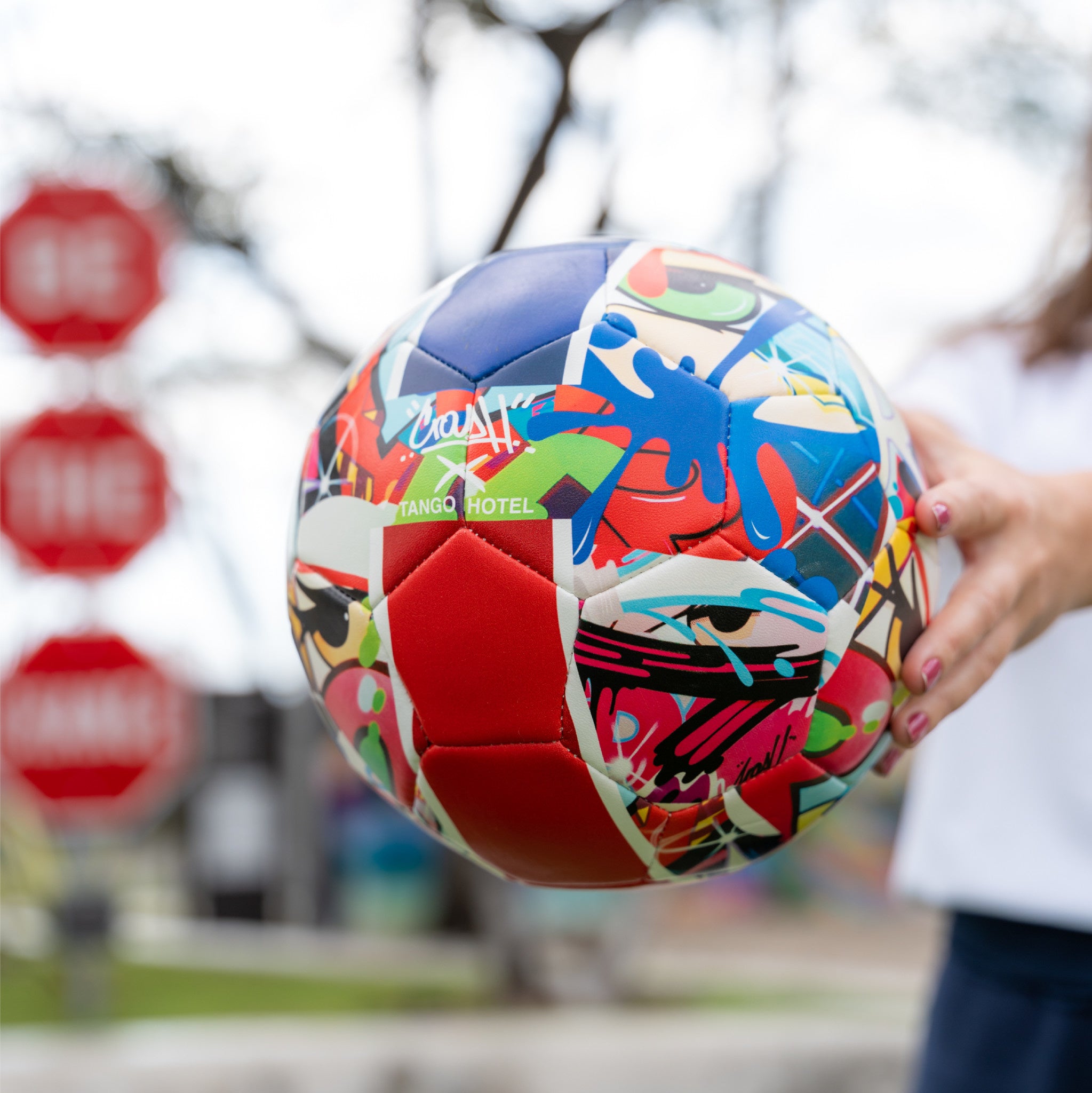 PSG x Crash x Tango Hotel Soccer Ball - Wynwood Walls Shop Main image