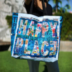 Peter Tunney HAPPY PLACE Large Tote Bag - Wynwood Walls Shop