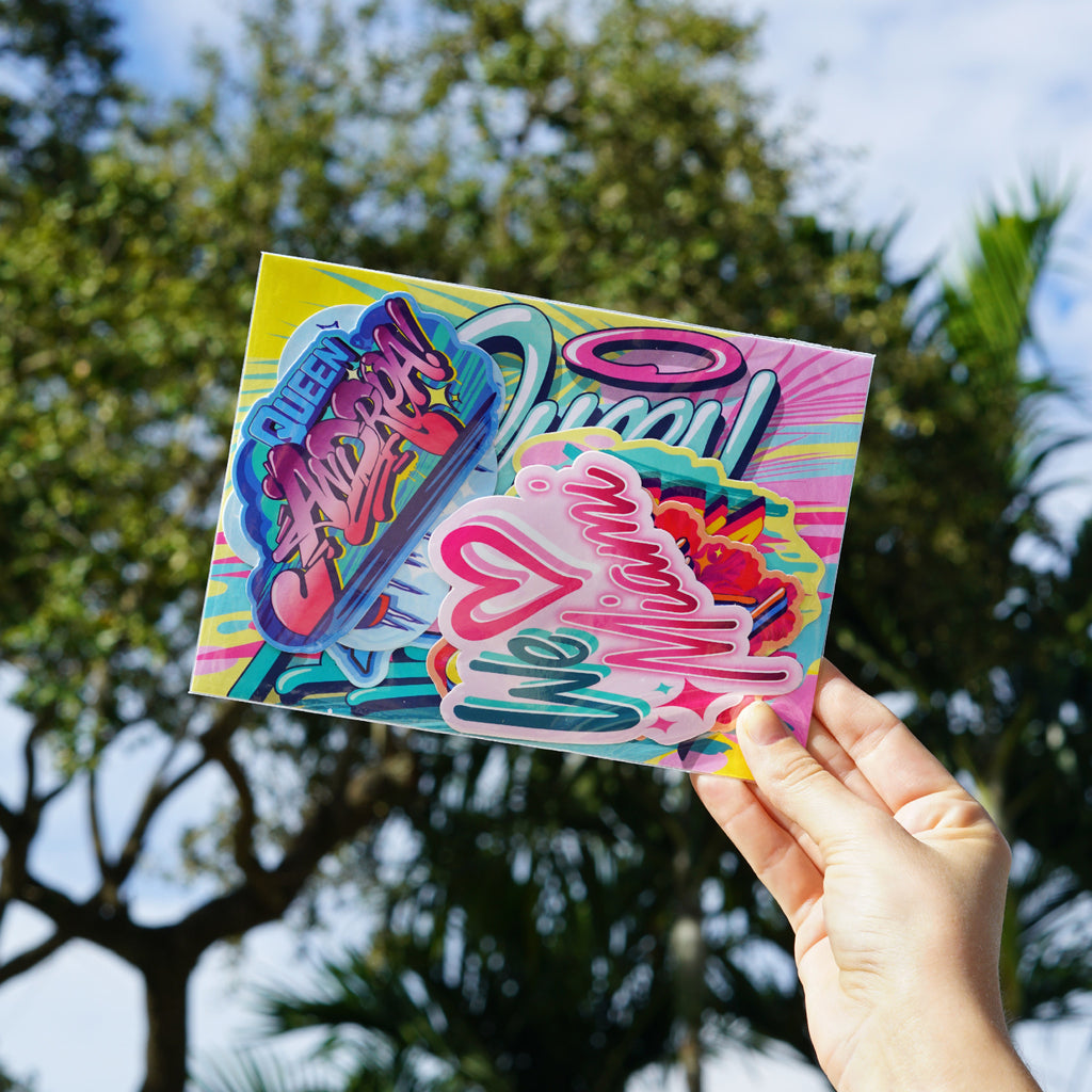 Queen Andrea II Sticker Pack - Wynwood Walls Shop