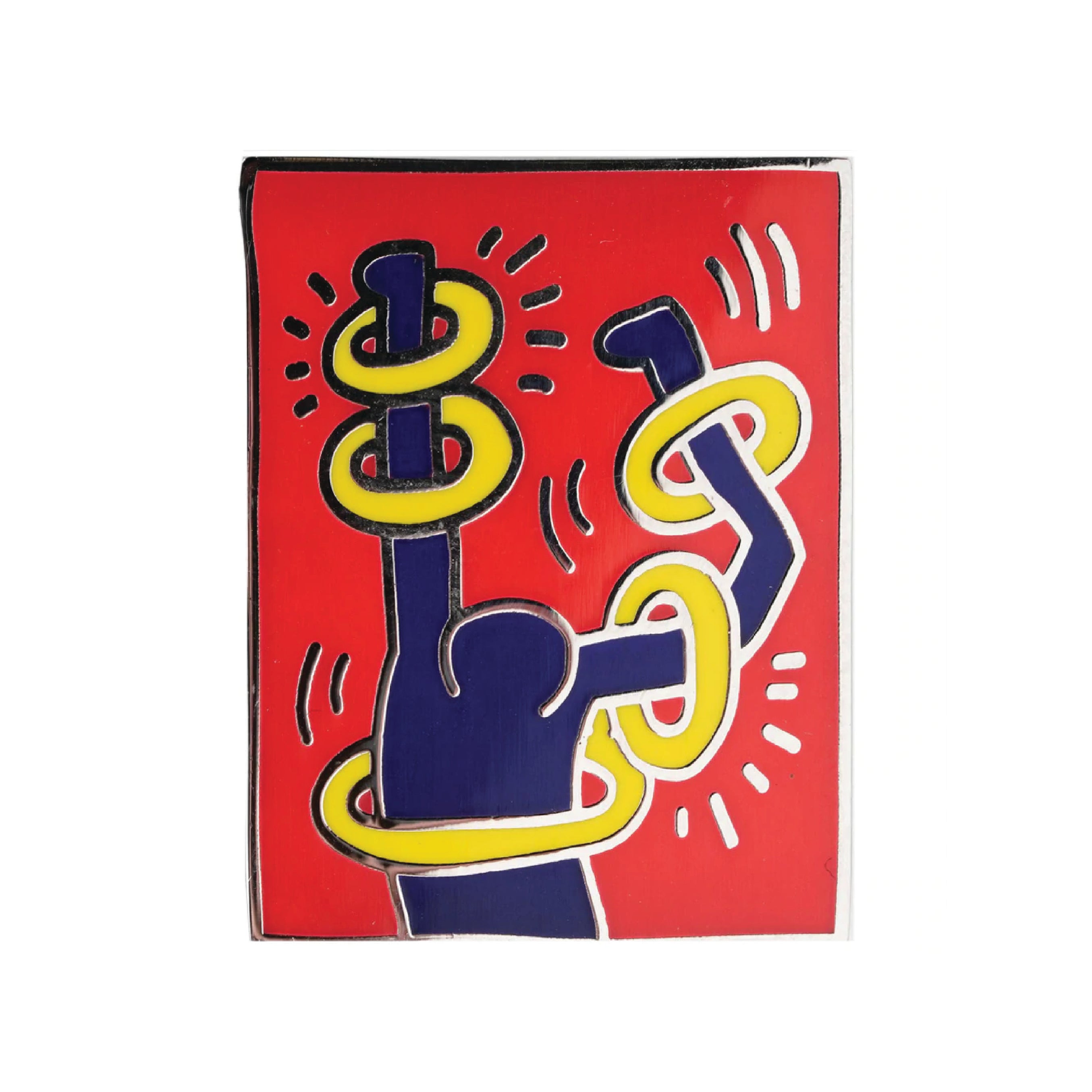 Keith Haring POP SHOP - CIRCLES MAN Pin Main image