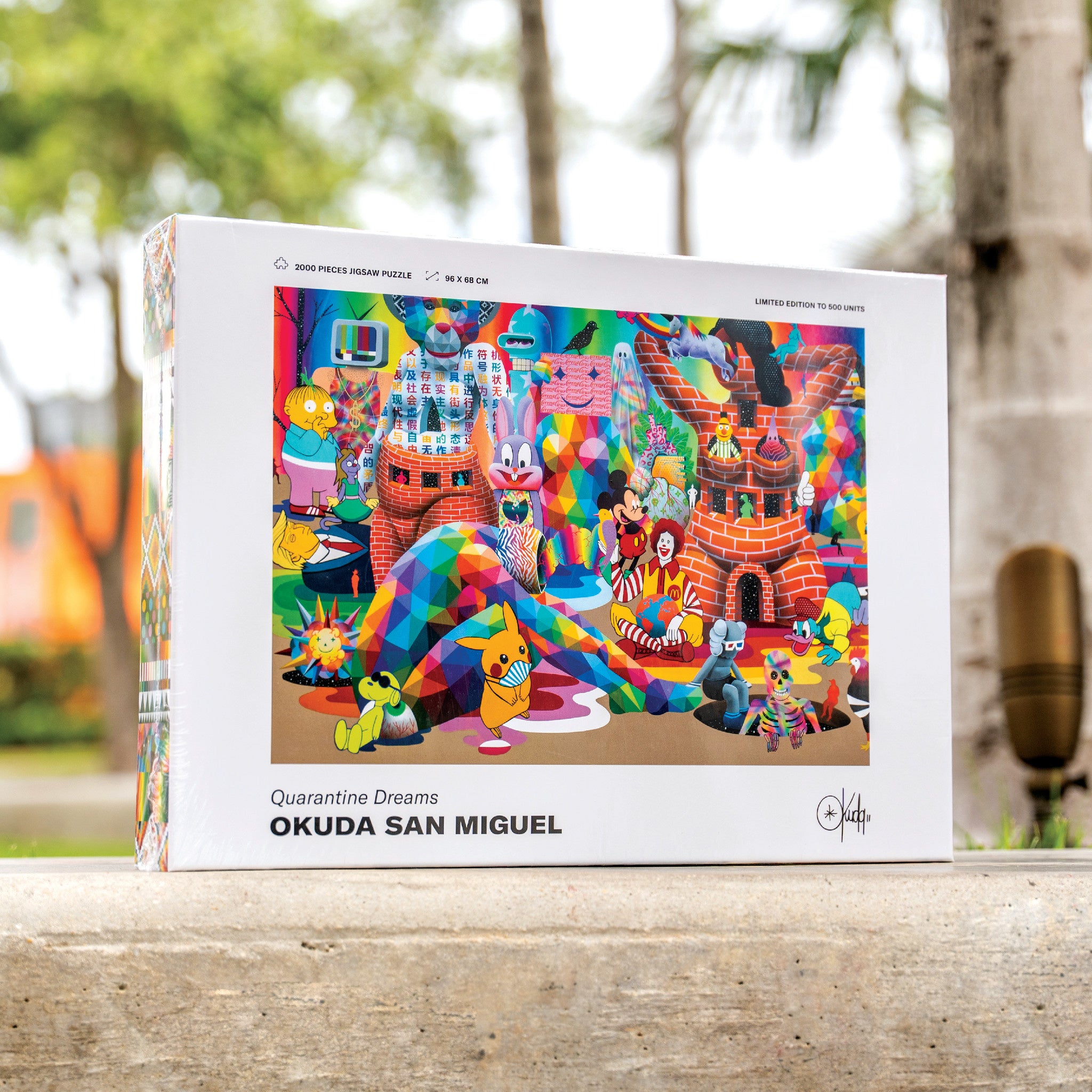Okuda San Miguel QUARANTINE DREAMS Puzzle - Wynwood Walls Shop
