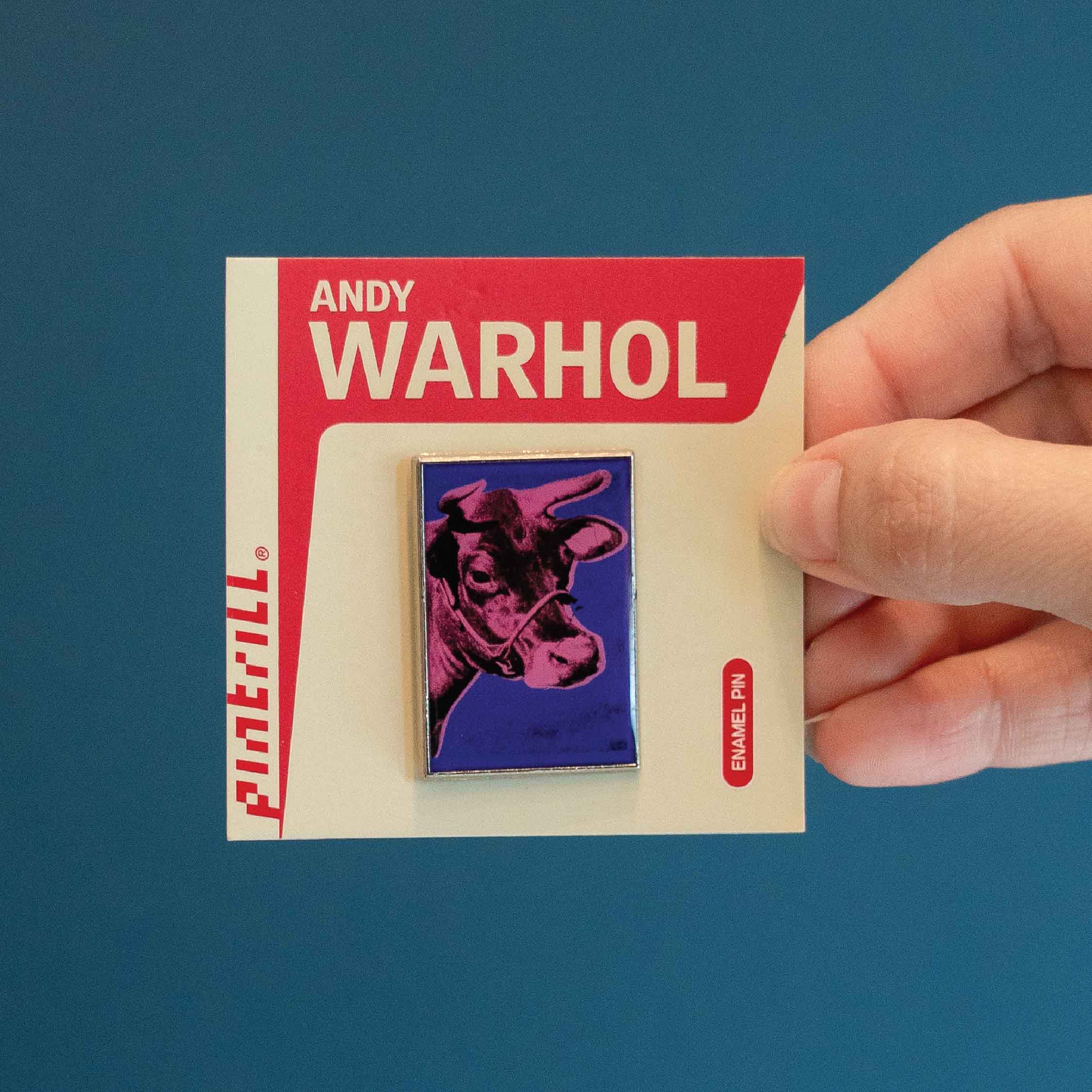 Warhol Cows Pink & Purple Pin Series 1 Secondary image