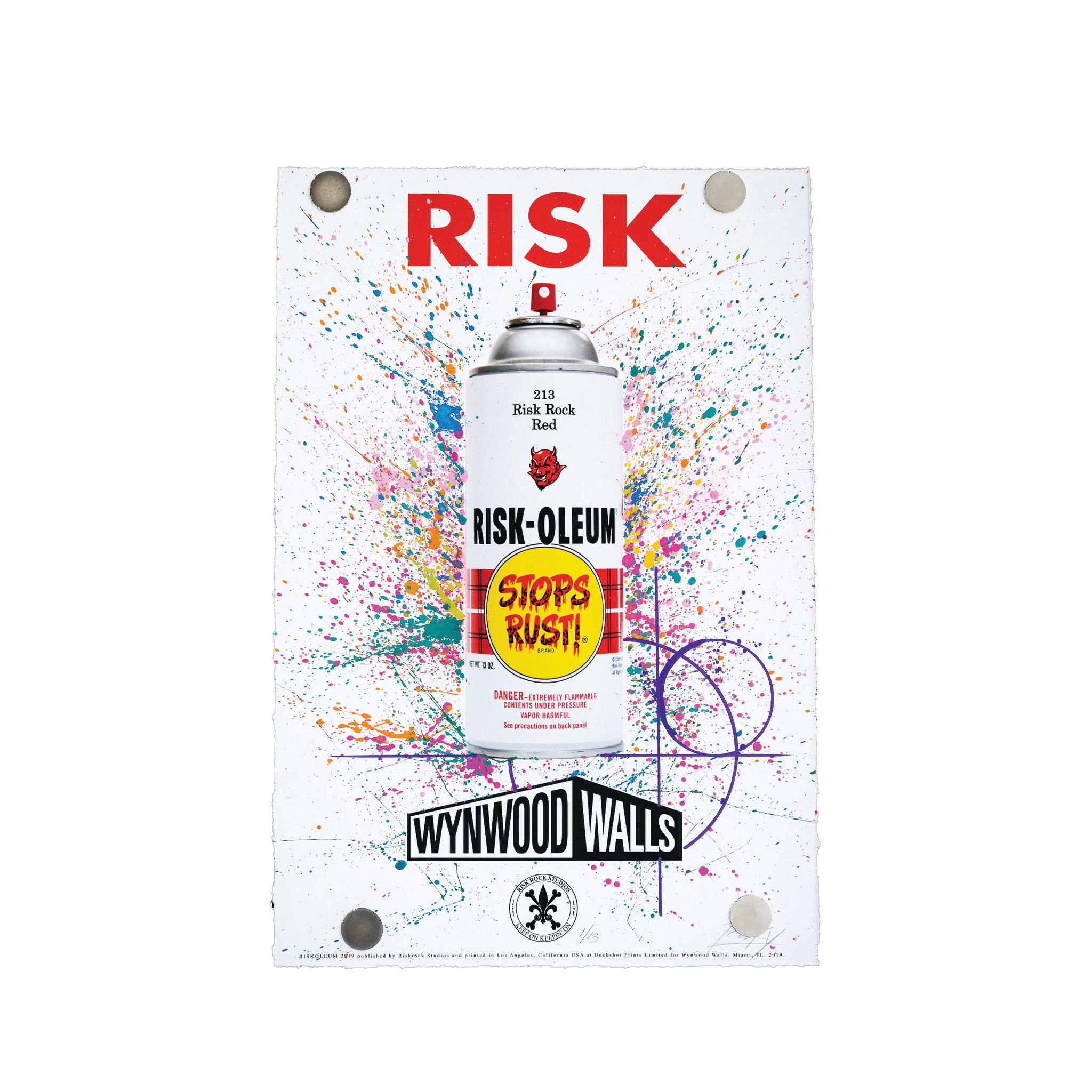 Risk x Riskoleum Wynwood Walls Print - Wynwood Walls Shop