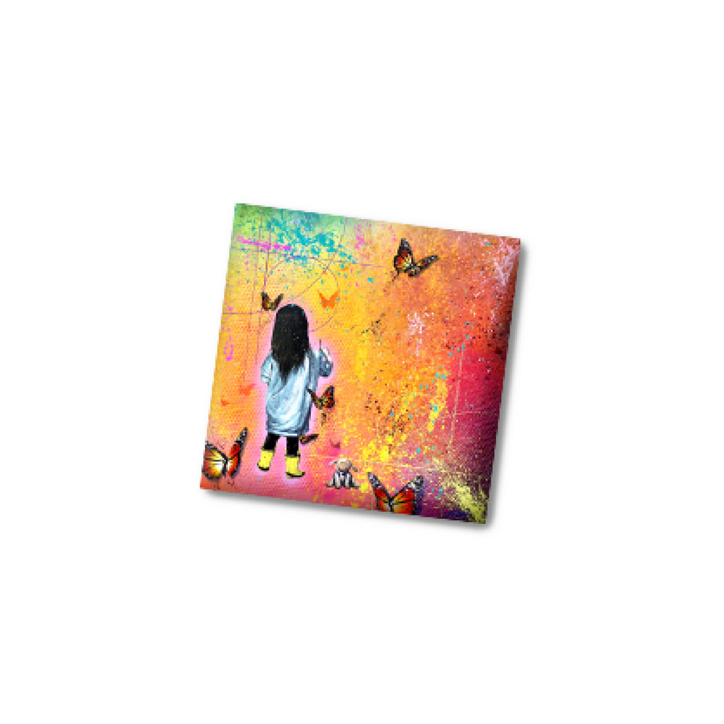 Risk Sunny Butterfly Magnet - Wynwood Walls Shop