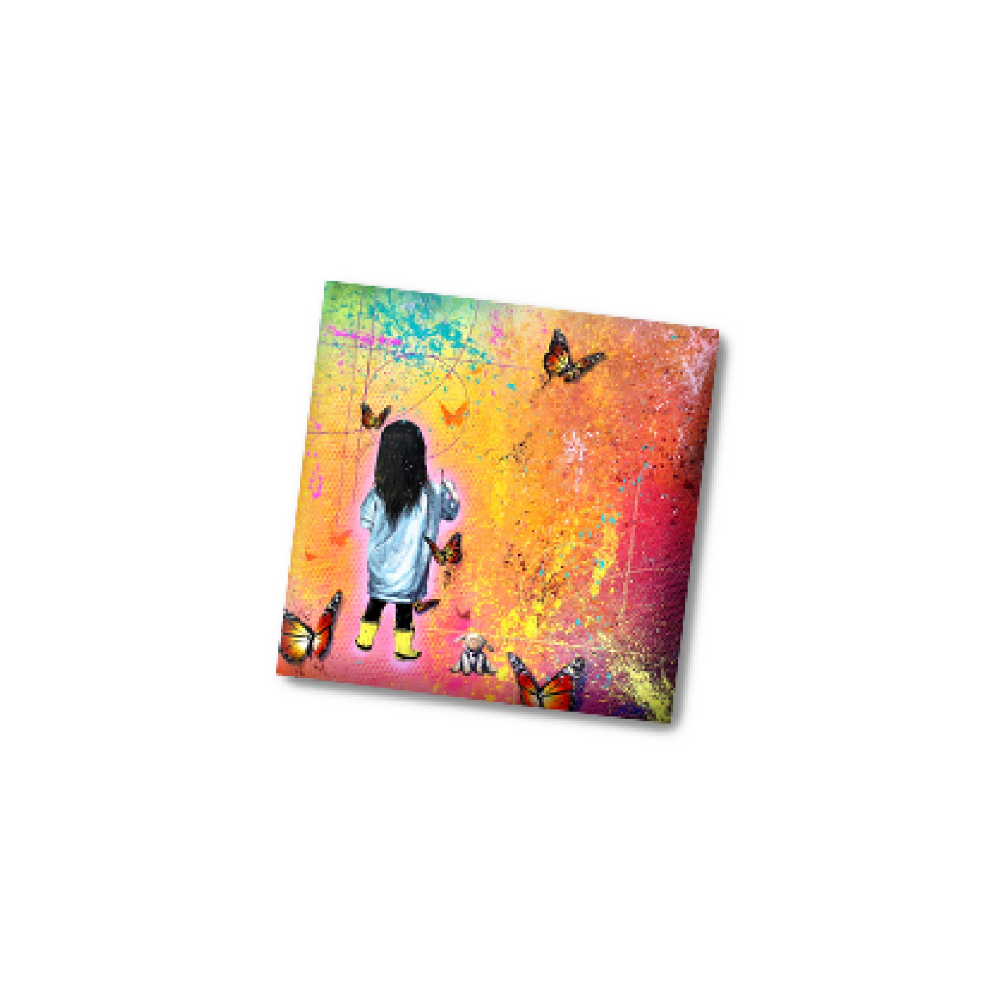 Risk Sunny Butterfly Magnet - Wynwood Walls Shop
