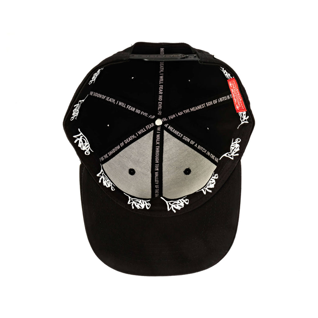 Risky's 6 Panel Bird Black Cap - Wynwood Walls Shop