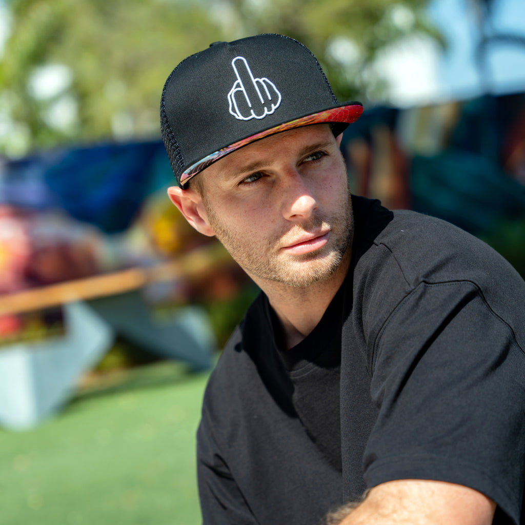 Risky's Trucker Bird Black Cap - Wynwood Walls Shop