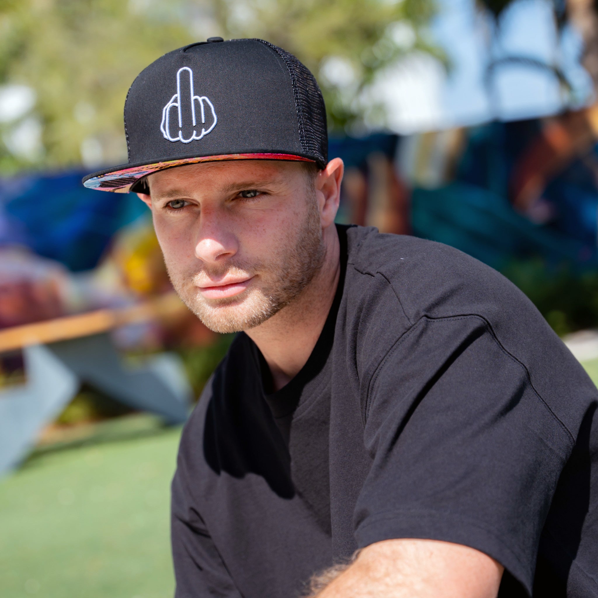 Risky's Trucker Bird Black Cap - Wynwood Walls Shop