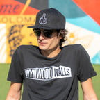 Risky's 6 Panel Bird Black Cap - Wynwood Walls Shop
