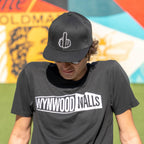 Risky's 6 Panel Bird Black Cap - Wynwood Walls Shop