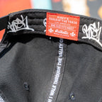 Risky's 6 Panel Bird Black Cap - Wynwood Walls Shop