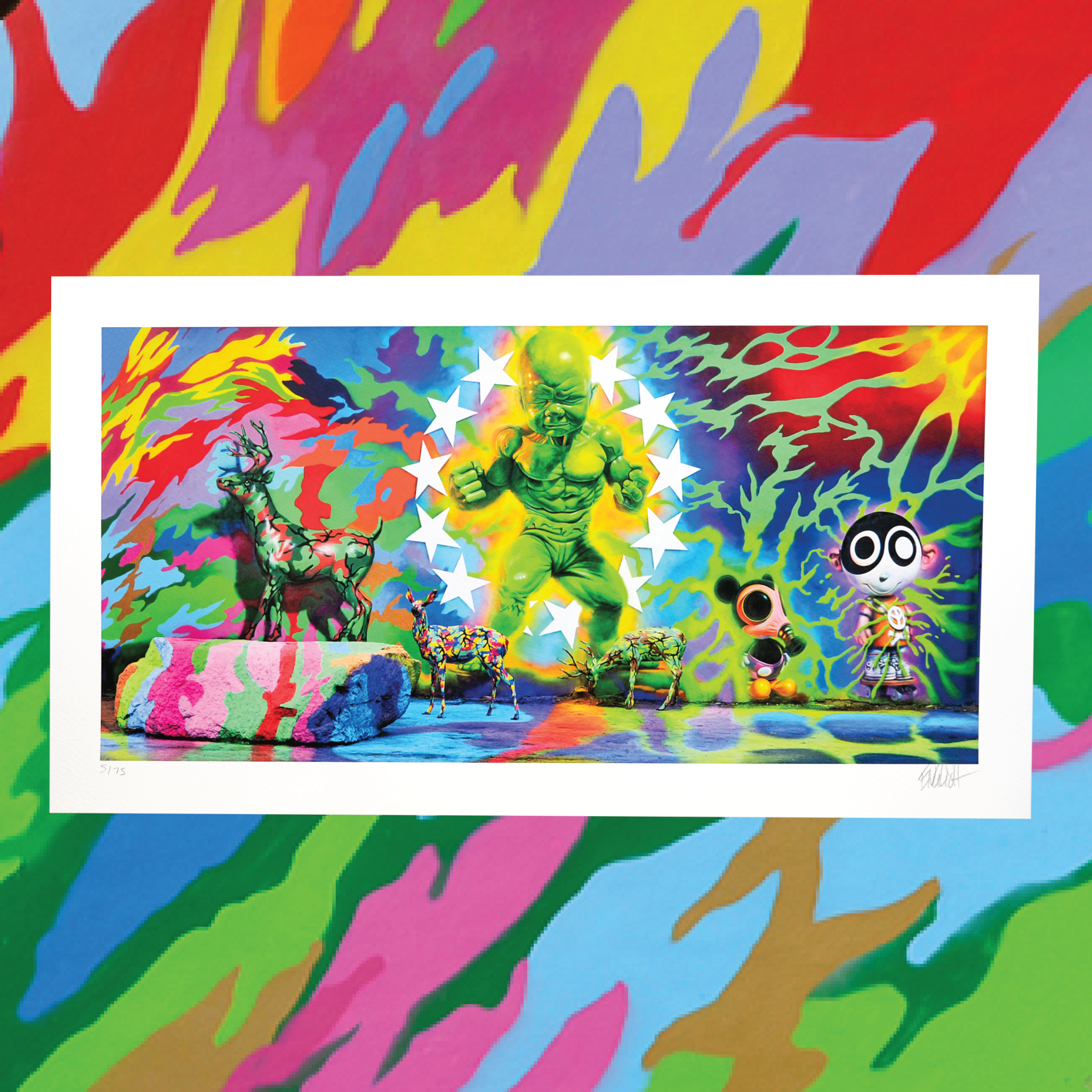 Ron English x Wynwood Walls 10th Year Commemoration Print Secondary image