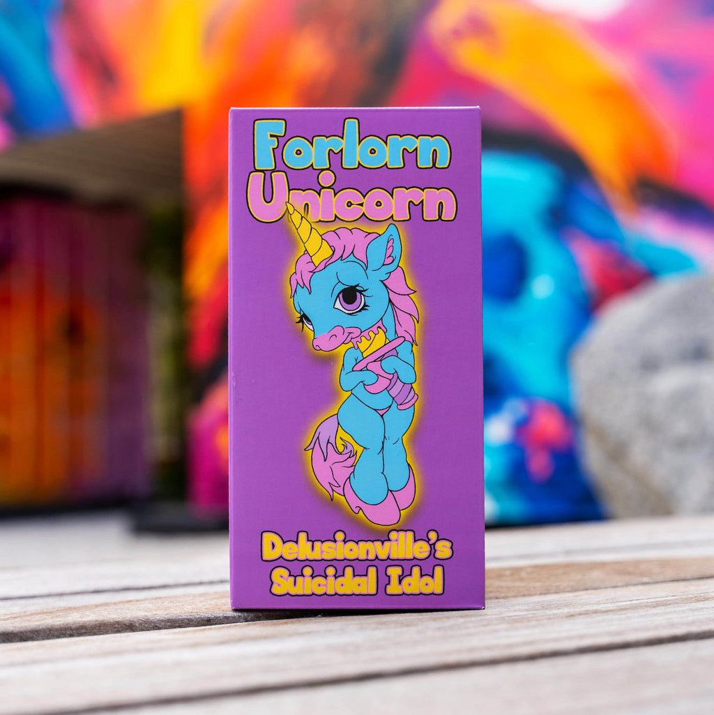 Ron English Forlorn Unicorn Orange