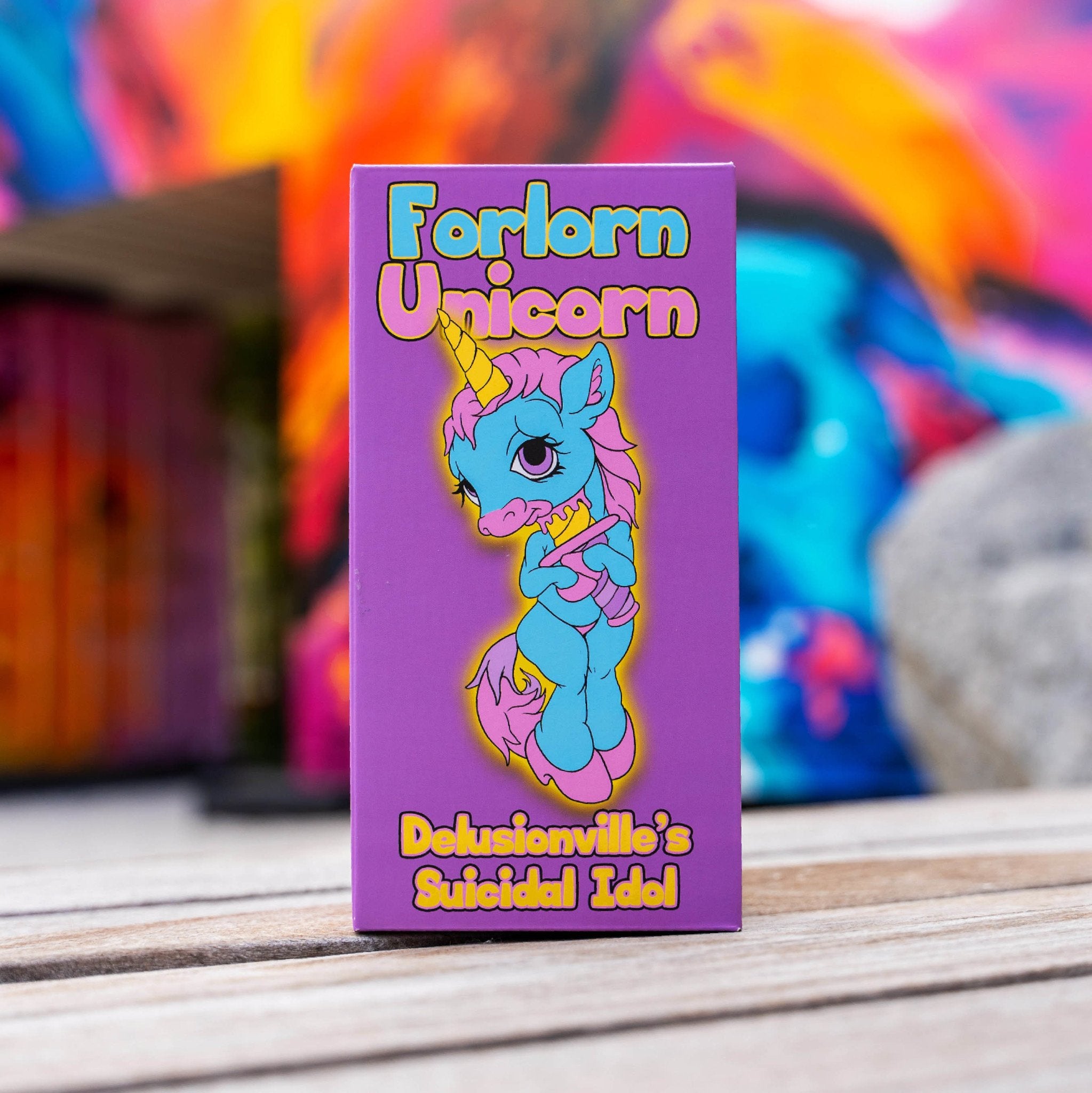 Ron English Forlorn Unicorn Orange