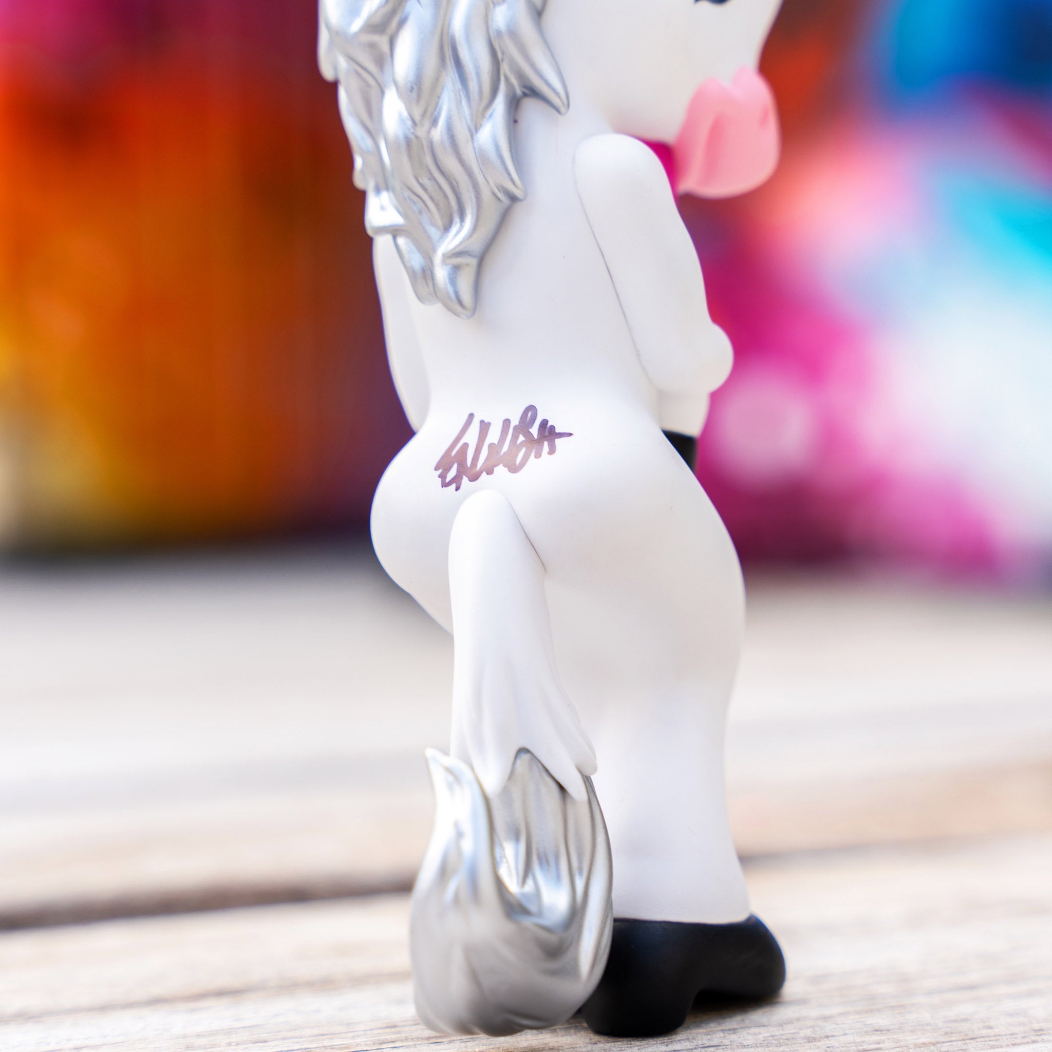Ron English Forlorn Unicorn White
