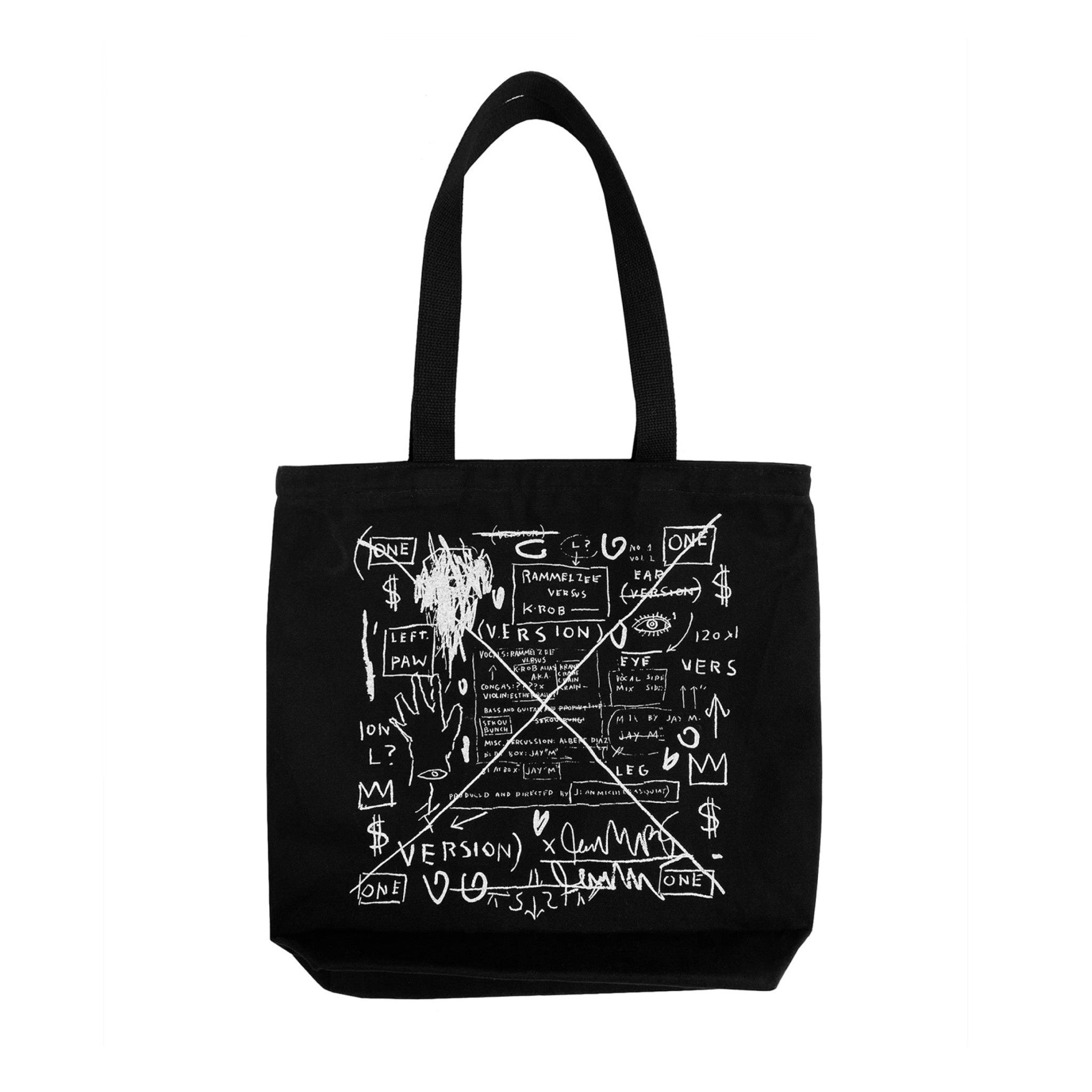 Basquiat BEAT BOP Canvas Tote Bag - Wynwood Walls Shop Main image