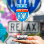 Scott Froschauer Street Sign INTERSTATE NOW Maquette 8 inch - Wynwood Walls Shop