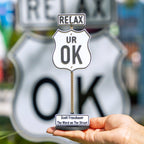 Scott Froschauer Street Sign UROK Maquette 8 inch - Wynwood Walls Shop