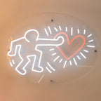 Send Love by Keith Haring - LED Neon Sign
