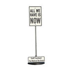 Scott Froschauer Street Sign ALL WE HAVE IS NOW Maquette 8 inch - Wynwood Walls Shop