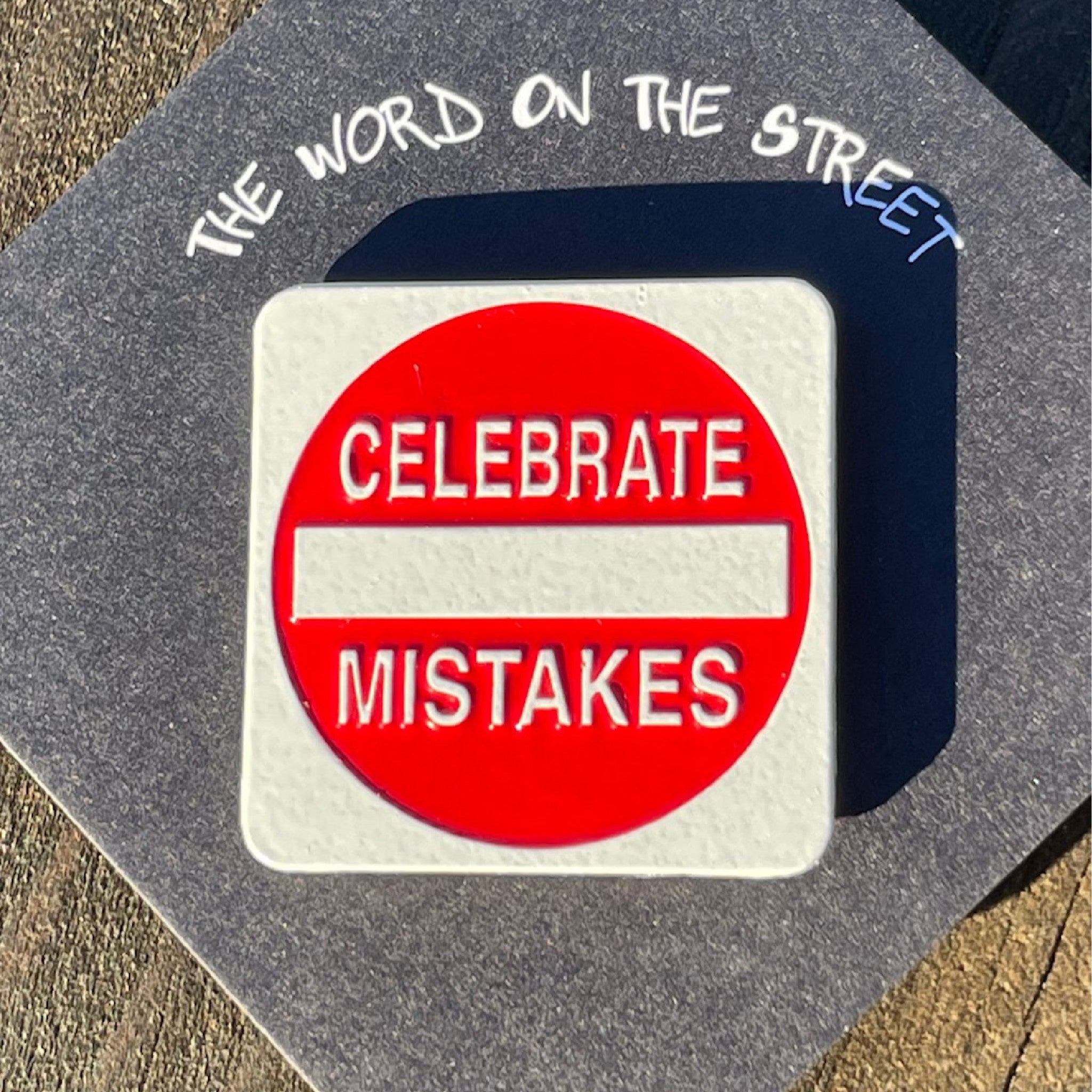 Scott Froschauer Celebrate Mistakes Pin - Wynwood Walls Shop