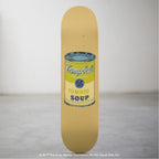 Andy Warhol Beige Campbell's Soup Skate Deck - Wynwood Walls Shop