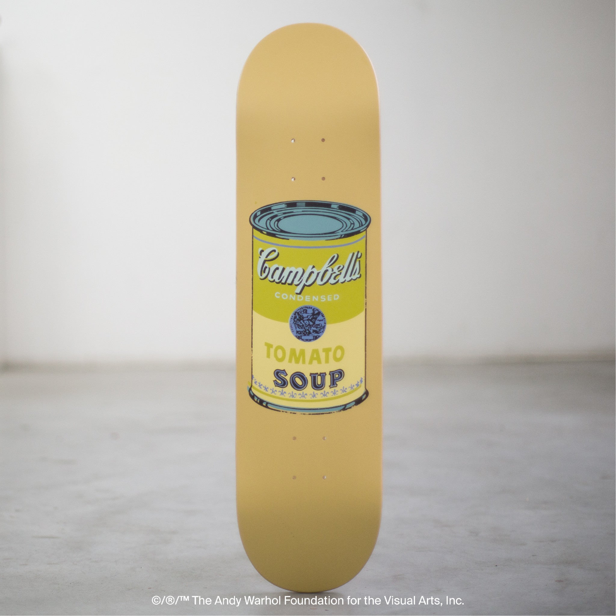 Andy Warhol Beige Campbell's Soup Skate Deck - Wynwood Walls Shop
