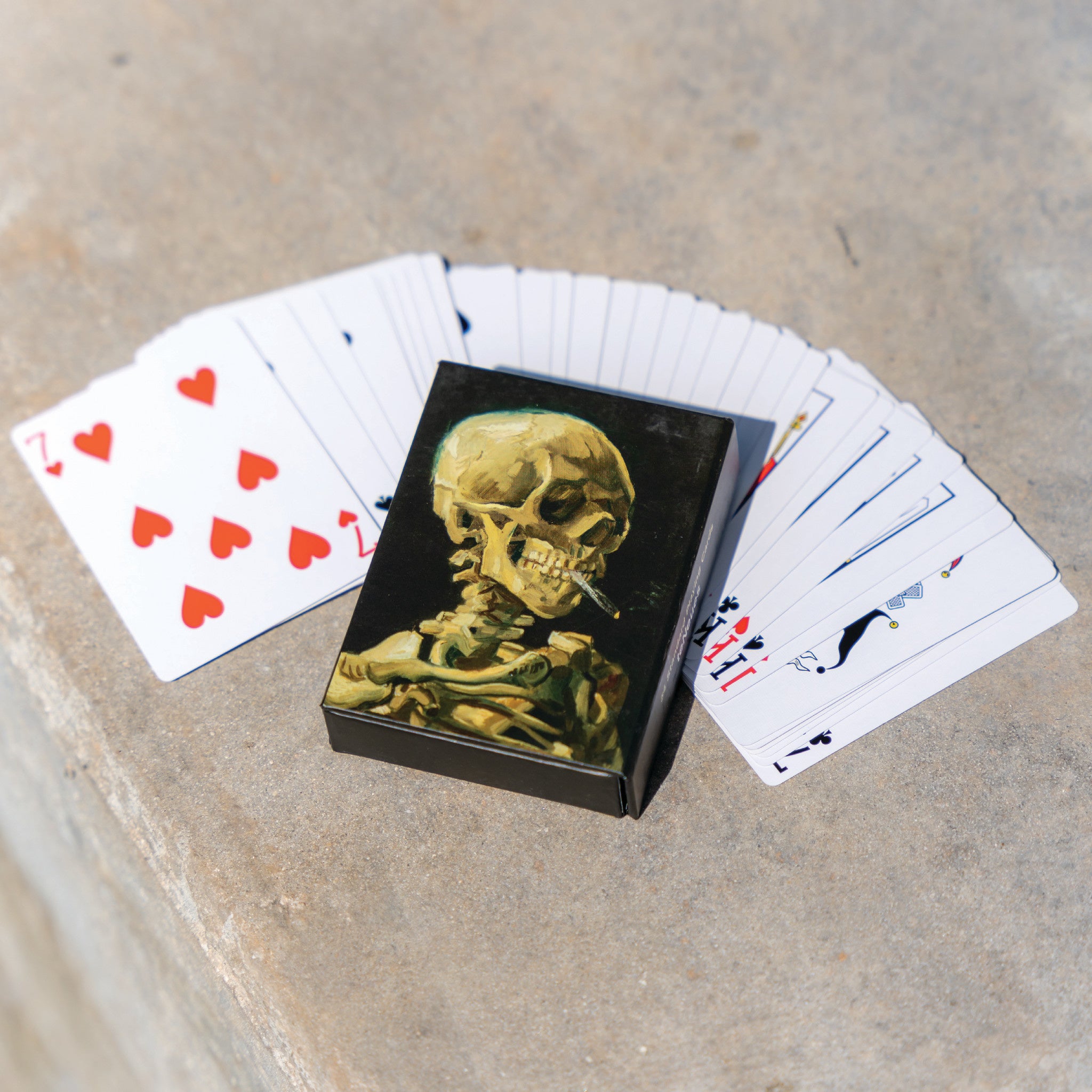 Head of a Skeleton Playing Cards - Wynwood Walls Shop