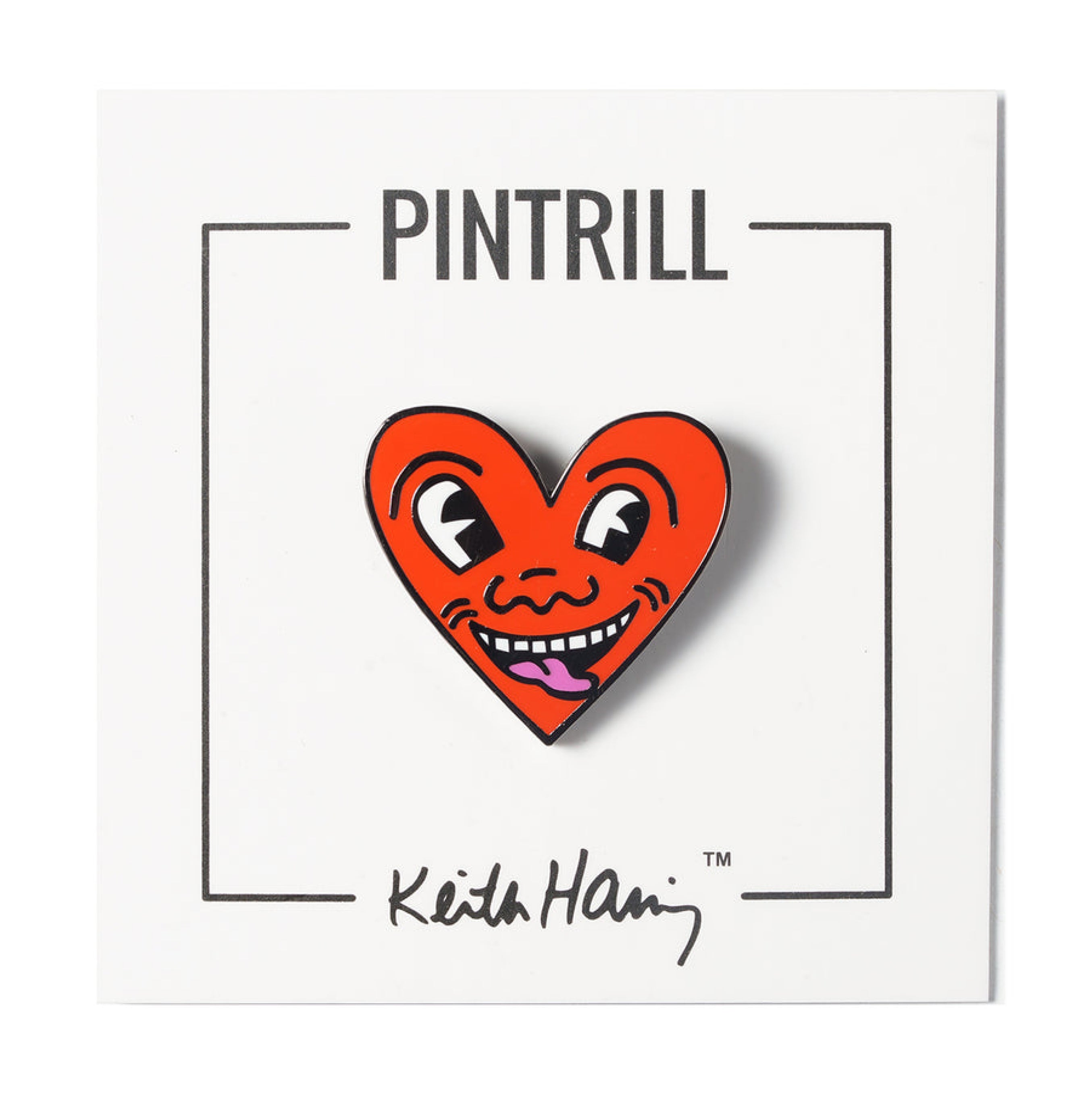 Keith Haring HEART Pin Secondary image