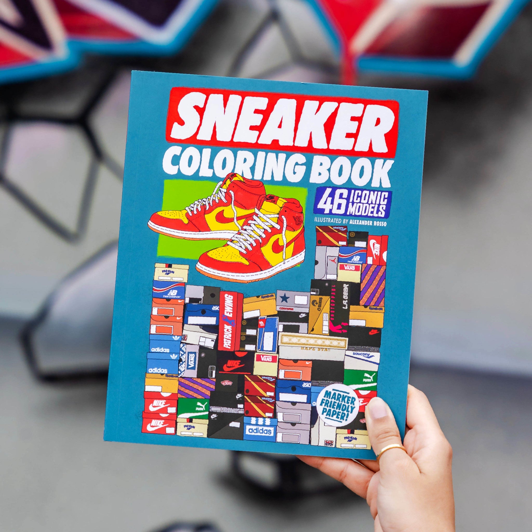 Sneaker Coloring Book: 46 Iconic Models - Wynwood Walls Shop