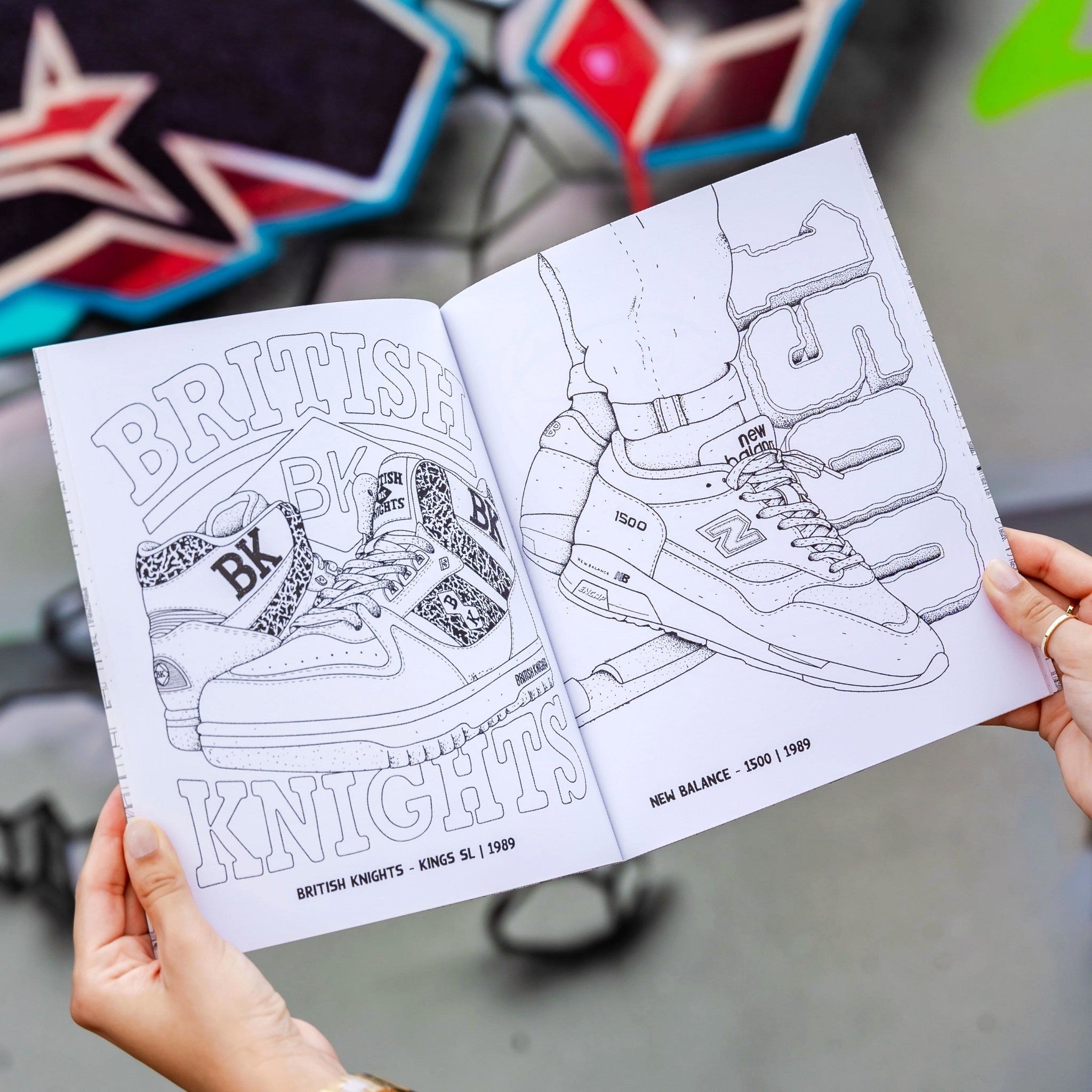 Sneaker Coloring Book: 46 Iconic Models – The Wynwood Walls Shop