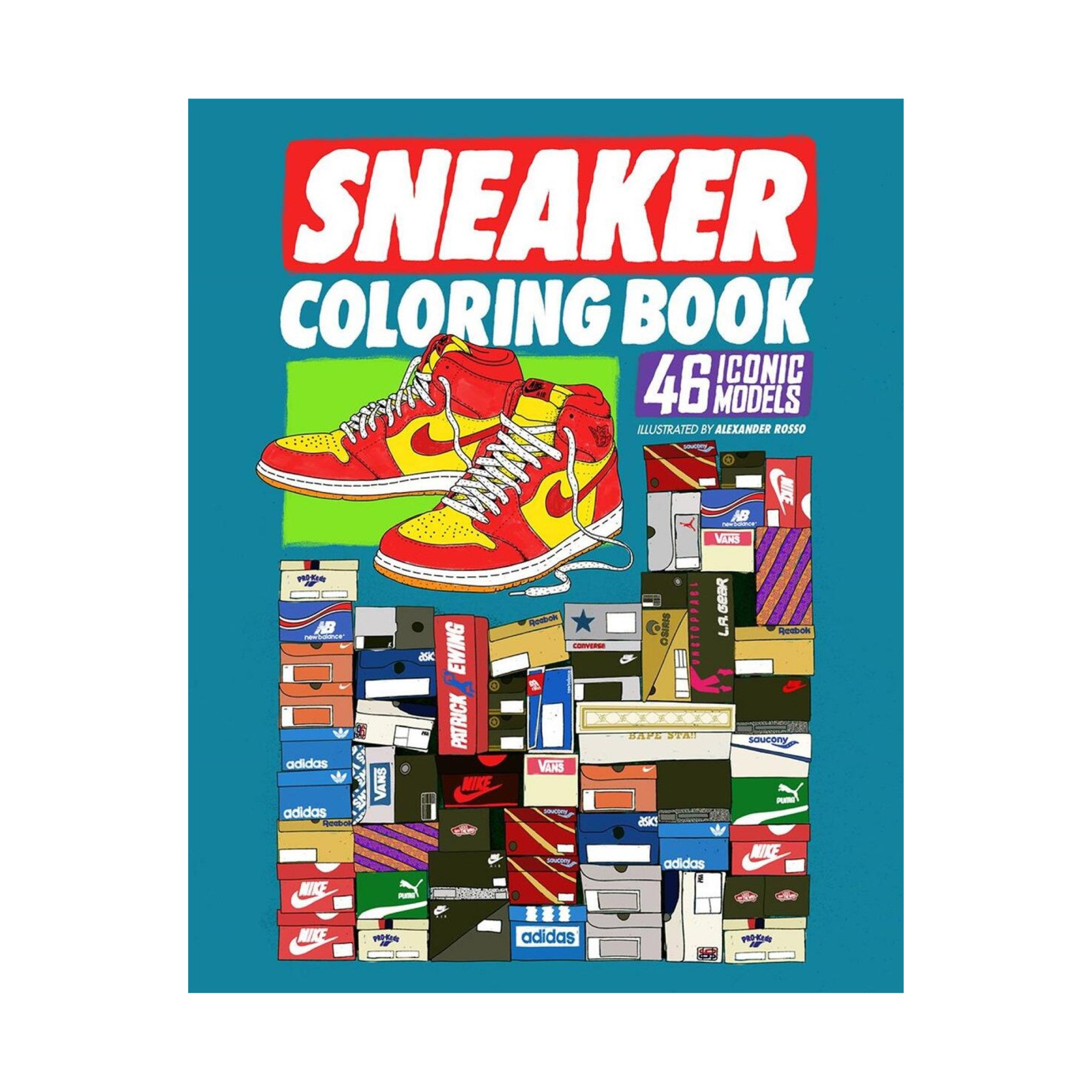 Sneaker Coloring Book: 46 Iconic Models - Wynwood Walls Shop Main image