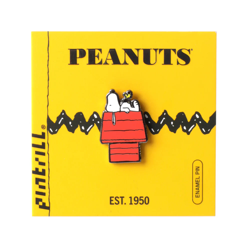 Snoopy & Woodstock House Enamel Pin