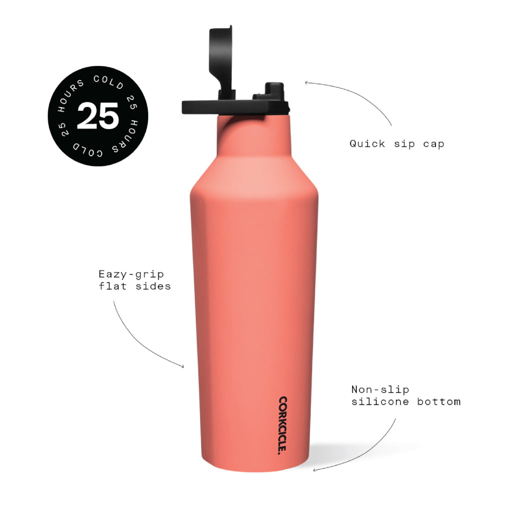 Sport Canteen - 20oz Neon Lights Coral - Wynwood Walls Shop