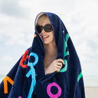 Lina Condes STICK FIGURE Beach Towel