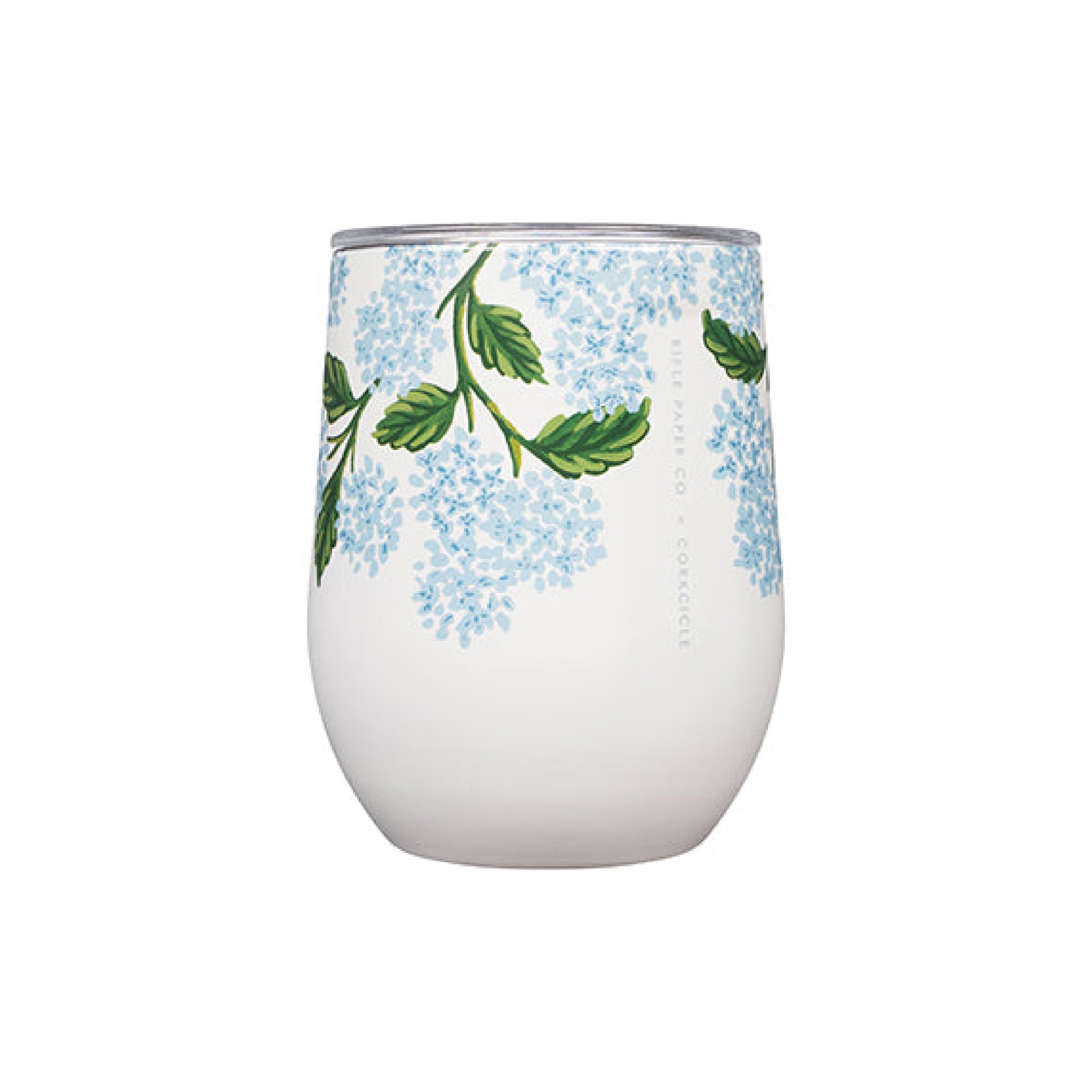 Stemless - 12oz Rifle Paper - Gloss Cream Hydrangea Secondary image