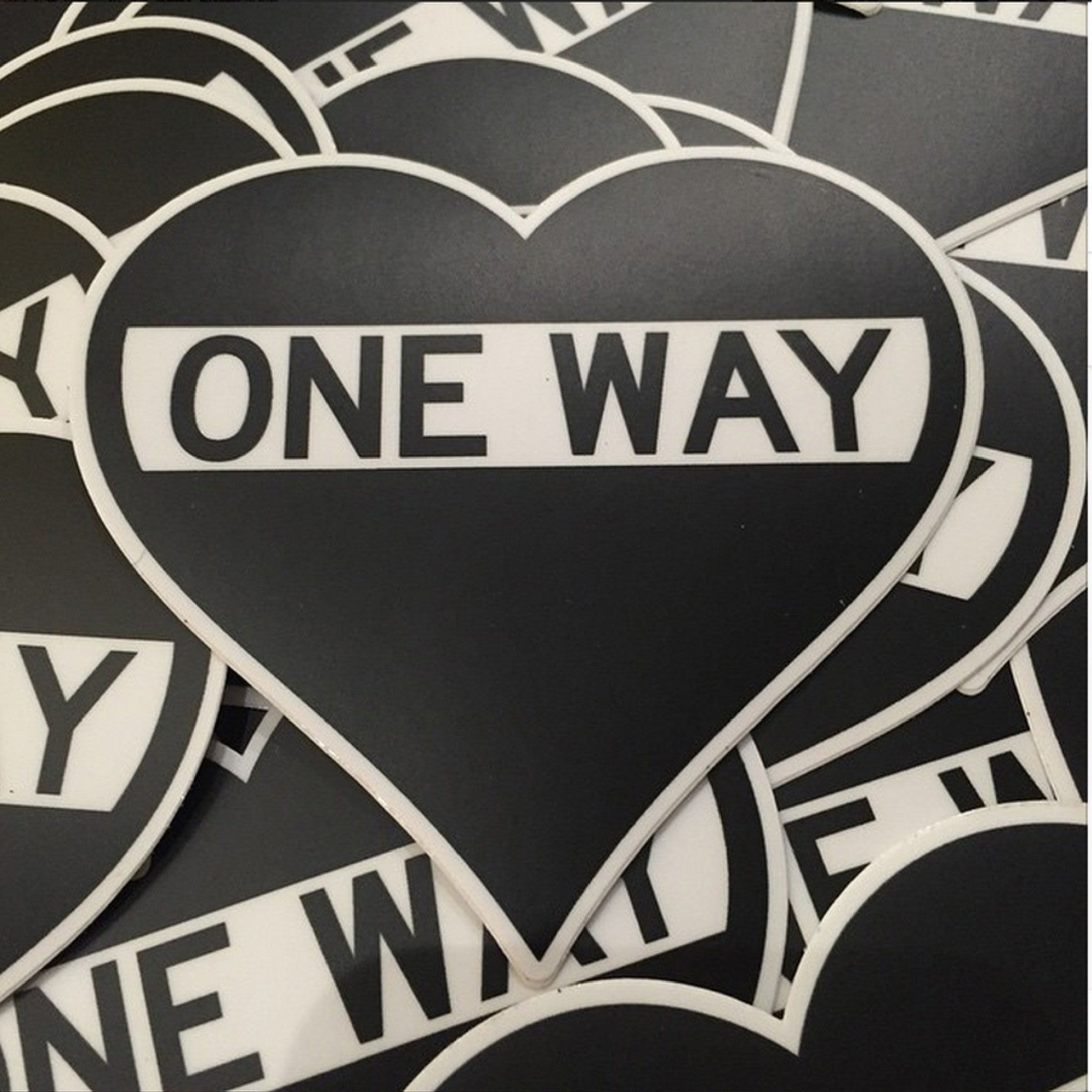 Scott Froschauer One Way Heart Sticker - Wynwood Walls Shop