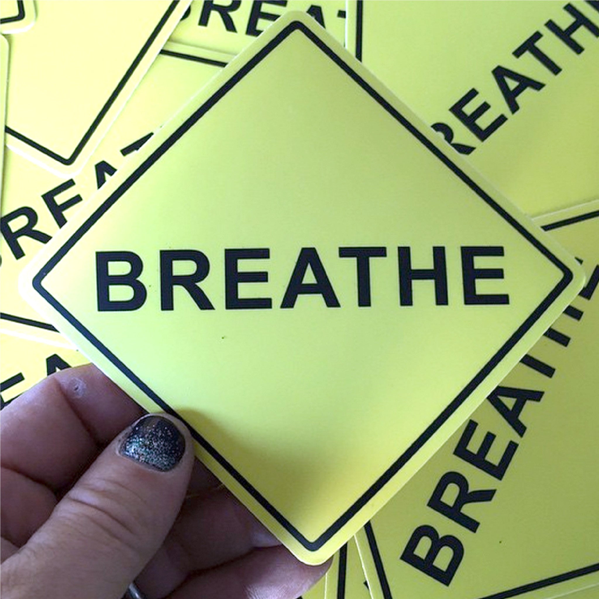 Scott Froschauer Breathe Sticker - Wynwood Walls Shop