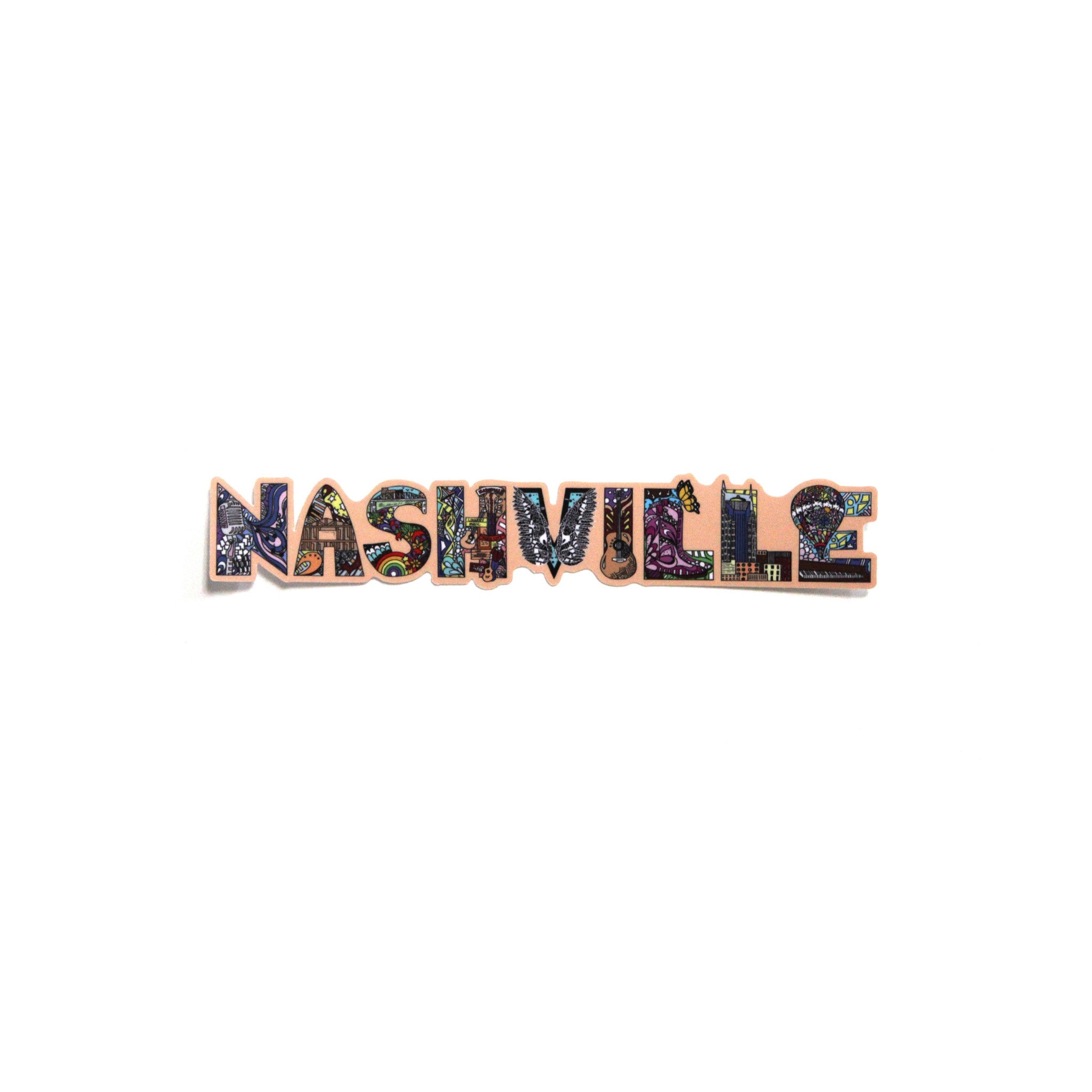 Kelsey Montague City Sticker Nashville - Wynwood Walls Shop