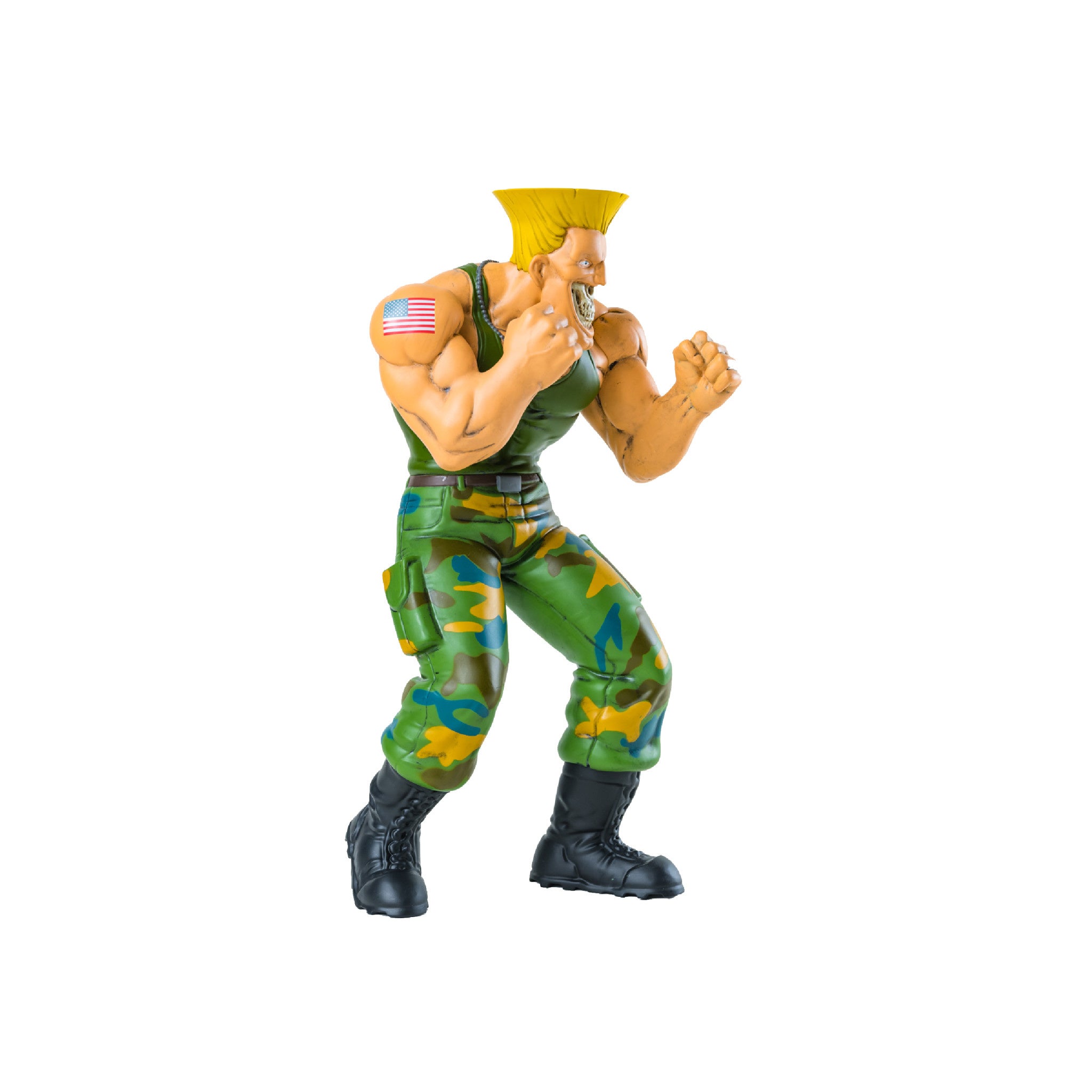 Ron English Street Fighter Guile Figure - Wynwood Walls Shop