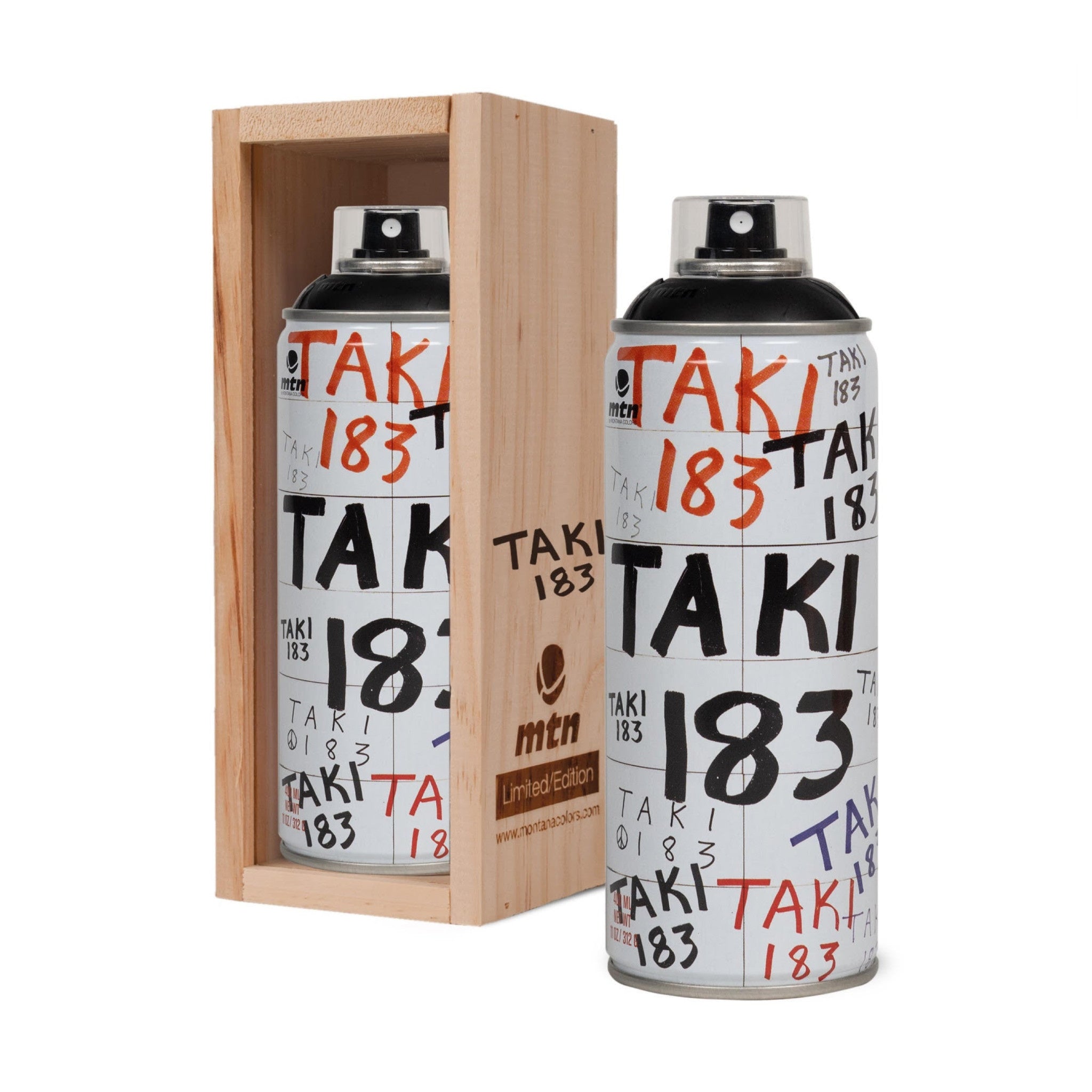 Get 1 of 500 MTN TAKI 183 Spray Cans: Create, Collect, Inspire