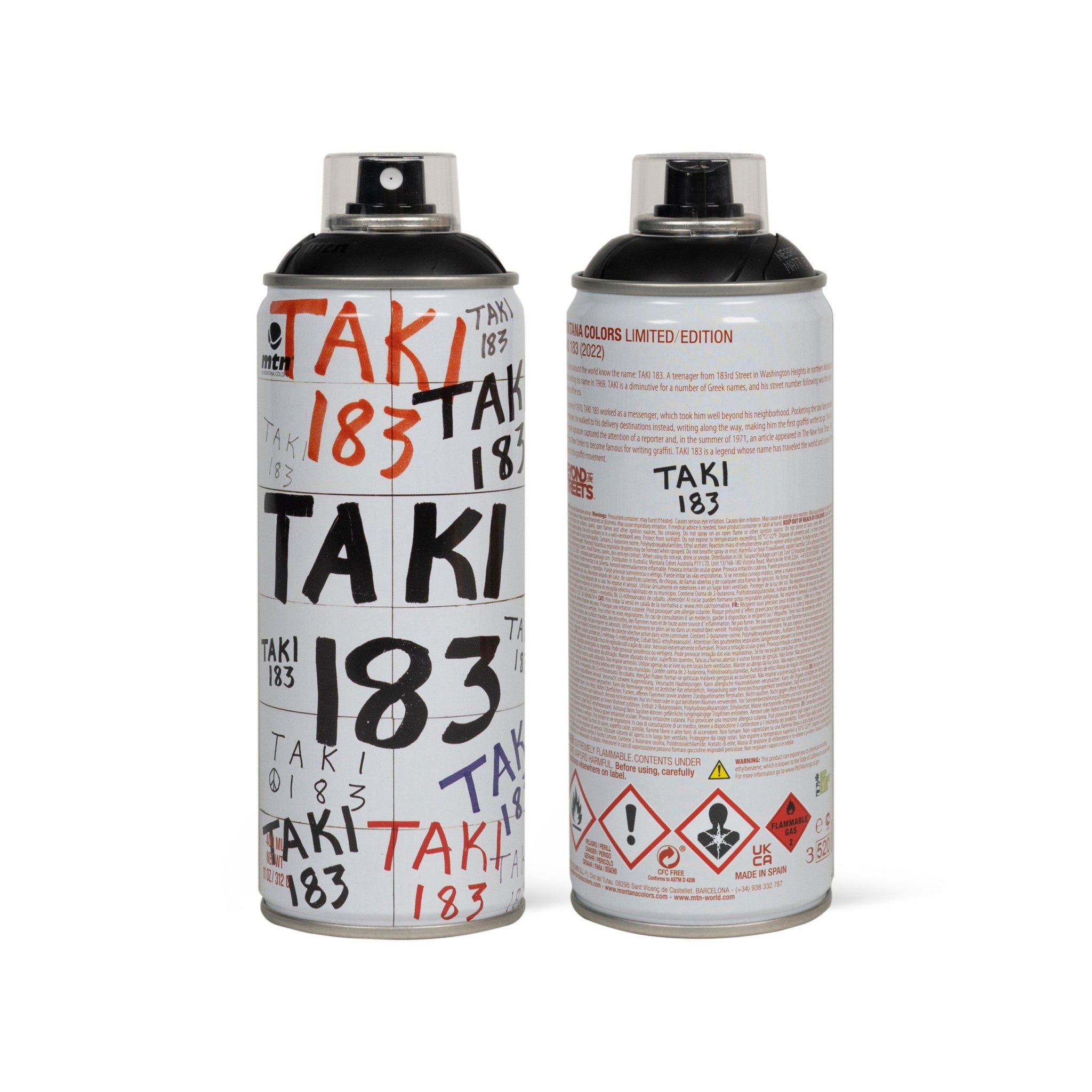 MTN Limited Edition TAKI 183 Spray Can - Wynwood Walls Shop