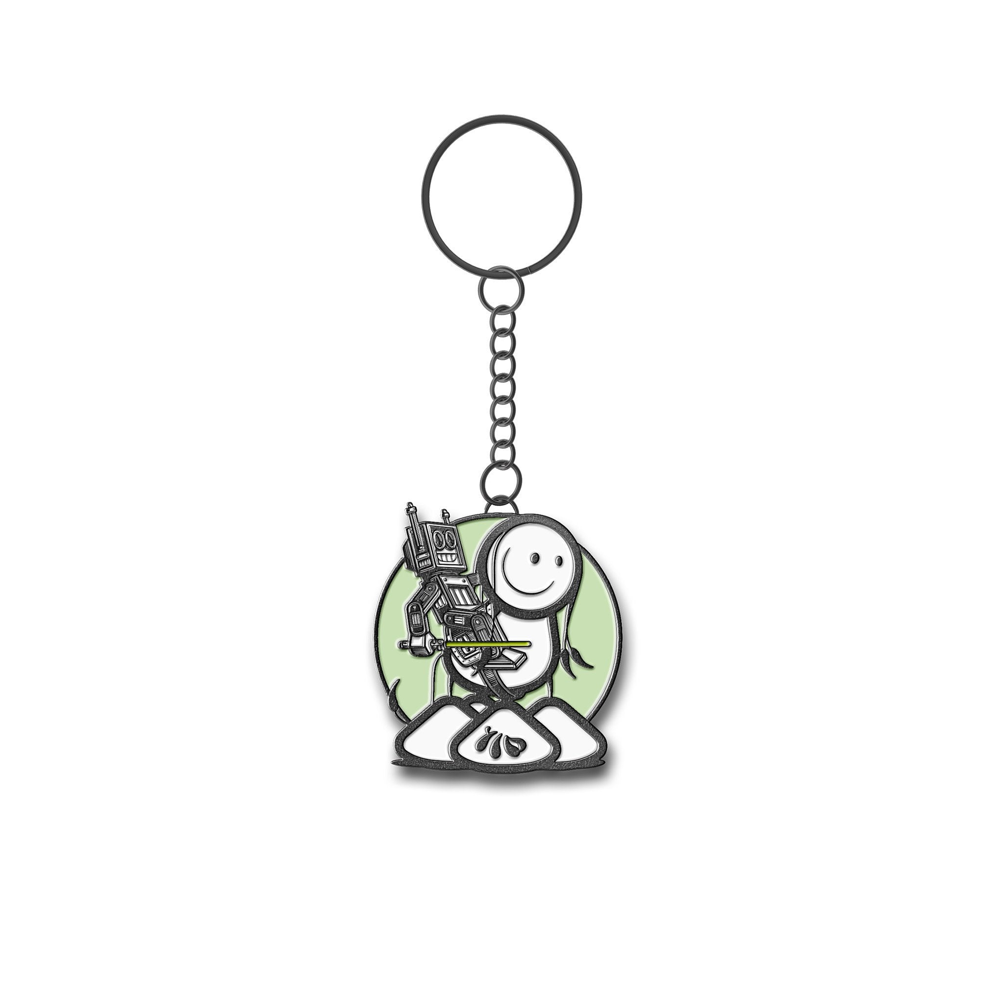 The London Police ROBOT ON LORSE Keychain