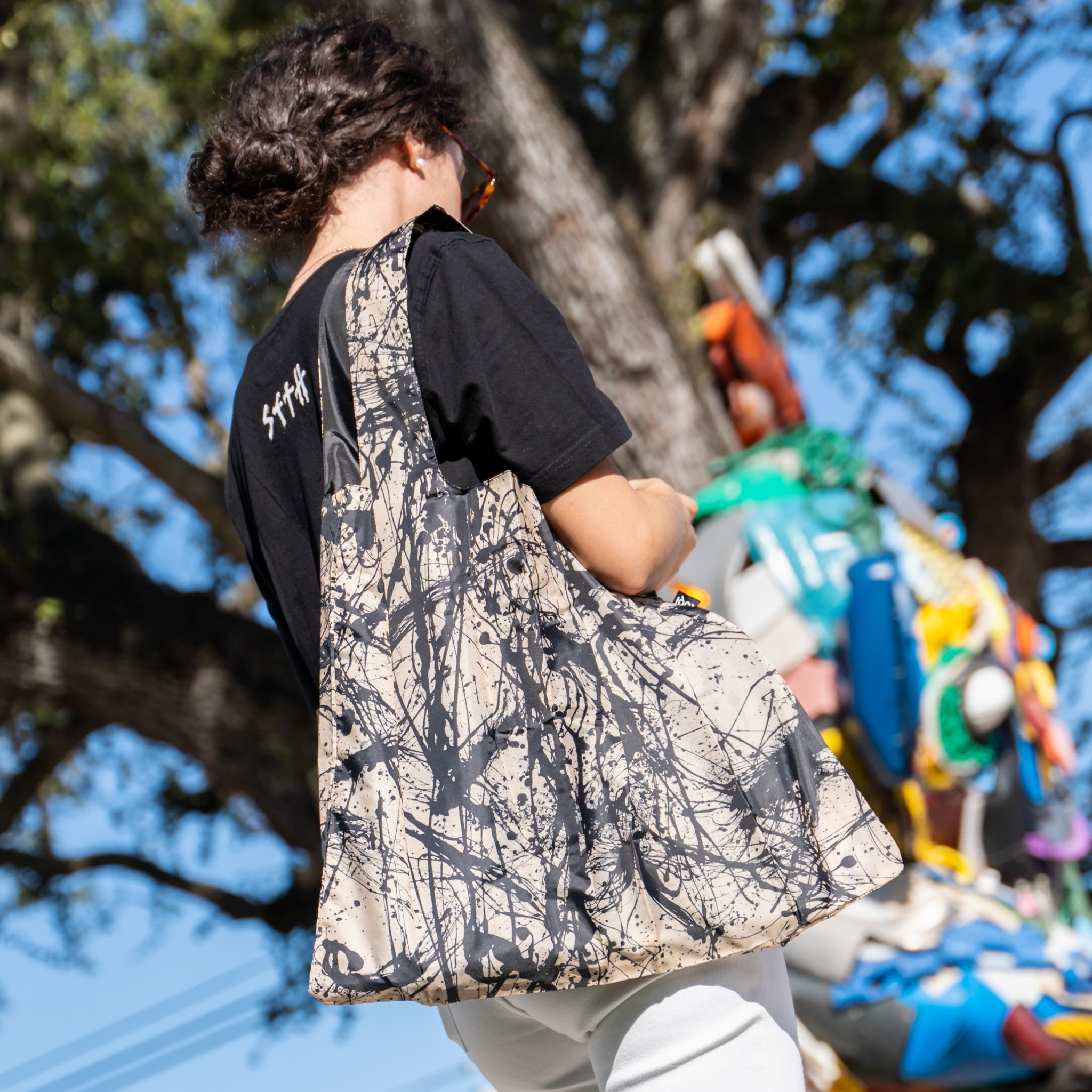 Tote Bag by Jackson Pollock - Number 32 - Wynwood Walls Shop