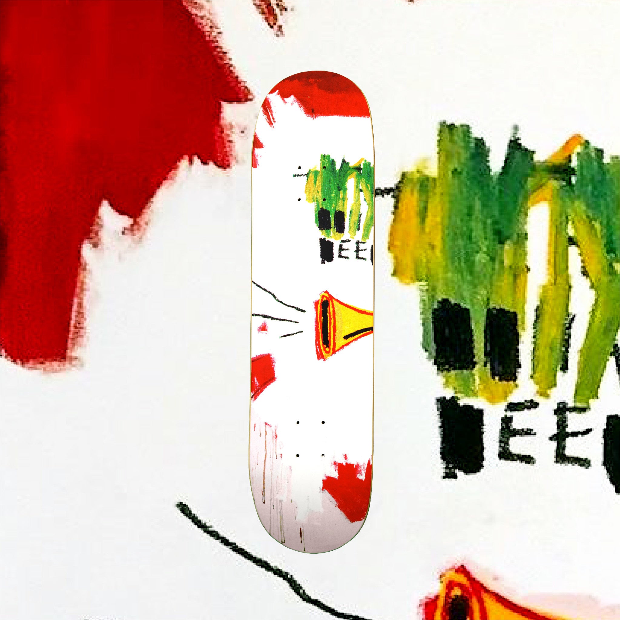 Jean-Michel Basquiat Trumpet Skate Deck - Wynwood Walls Shop