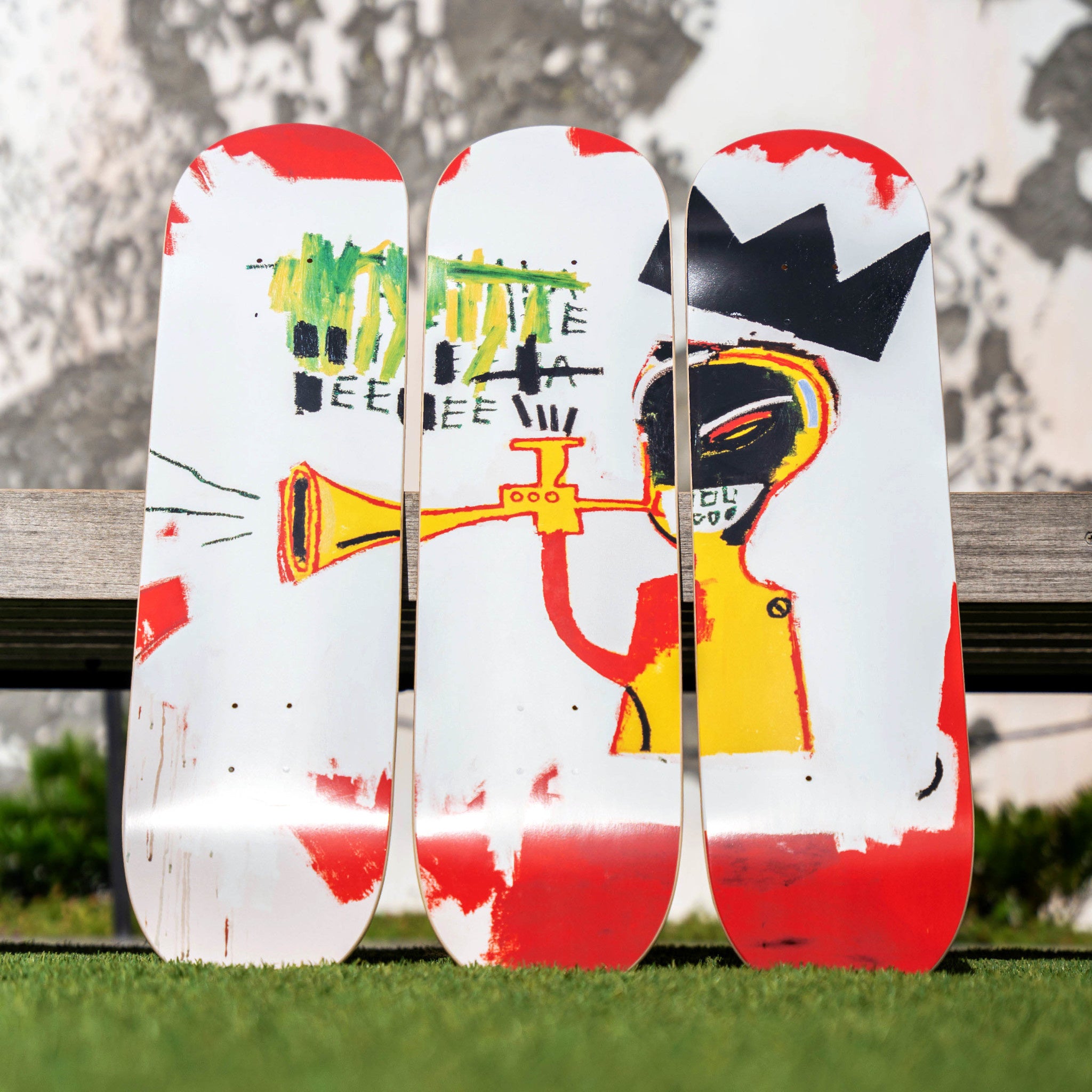 Jean-Michel Basquiat Trumpet Skate Deck Secondary image