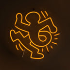 Twisted Man by Keith Haring - LED Neon Sign